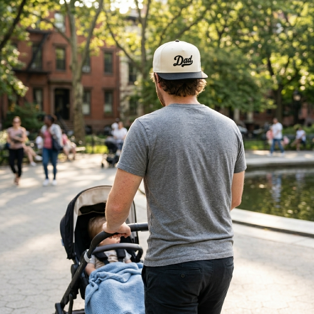 Dad Hat | Embroidered Snapback | Retro Script Baseball Cap | Gift for Dad
