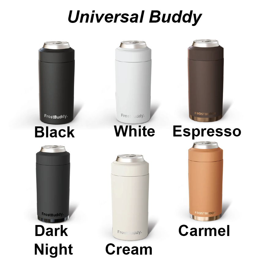 Ghost Frost Buddy™ Universal Can Cooler – Engraved Spooky Halloween Design | Fits All Cans & Bottles