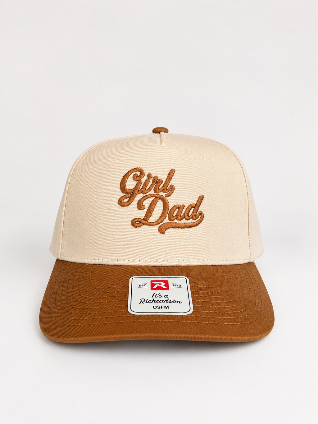 Girl Dad Hat | Embroidered Snapback | Retro Script Baseball Cap | Gift for Girl Dad