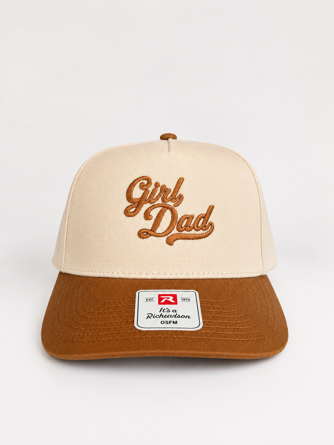 Girl Dad Hat | Embroidered Snapback | Retro Script Baseball Cap | Gift for Girl Dad