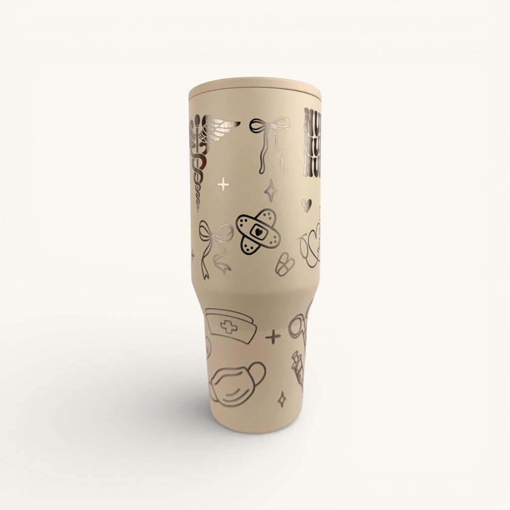 Engraved Nurse Hydrojug (32oz / 40oz) – Custom Name Option – Nurse Gift, RN Tumbler, Healthcare Appreciation Gift