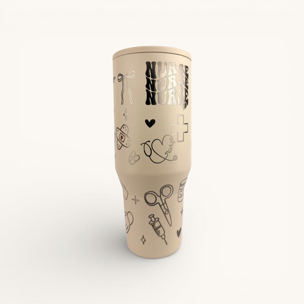 Engraved Nurse Hydrojug (32oz / 40oz) – Custom Name Option – Nurse Gift, RN Tumbler, Healthcare Appreciation Gift