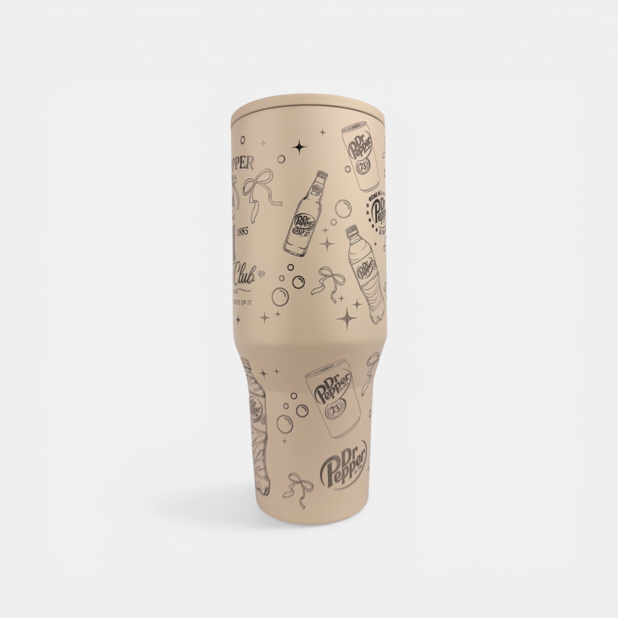 Dr Pepper Lover Engraved HydroJug – 32/40oz Custom Laser Engraved Tumbler