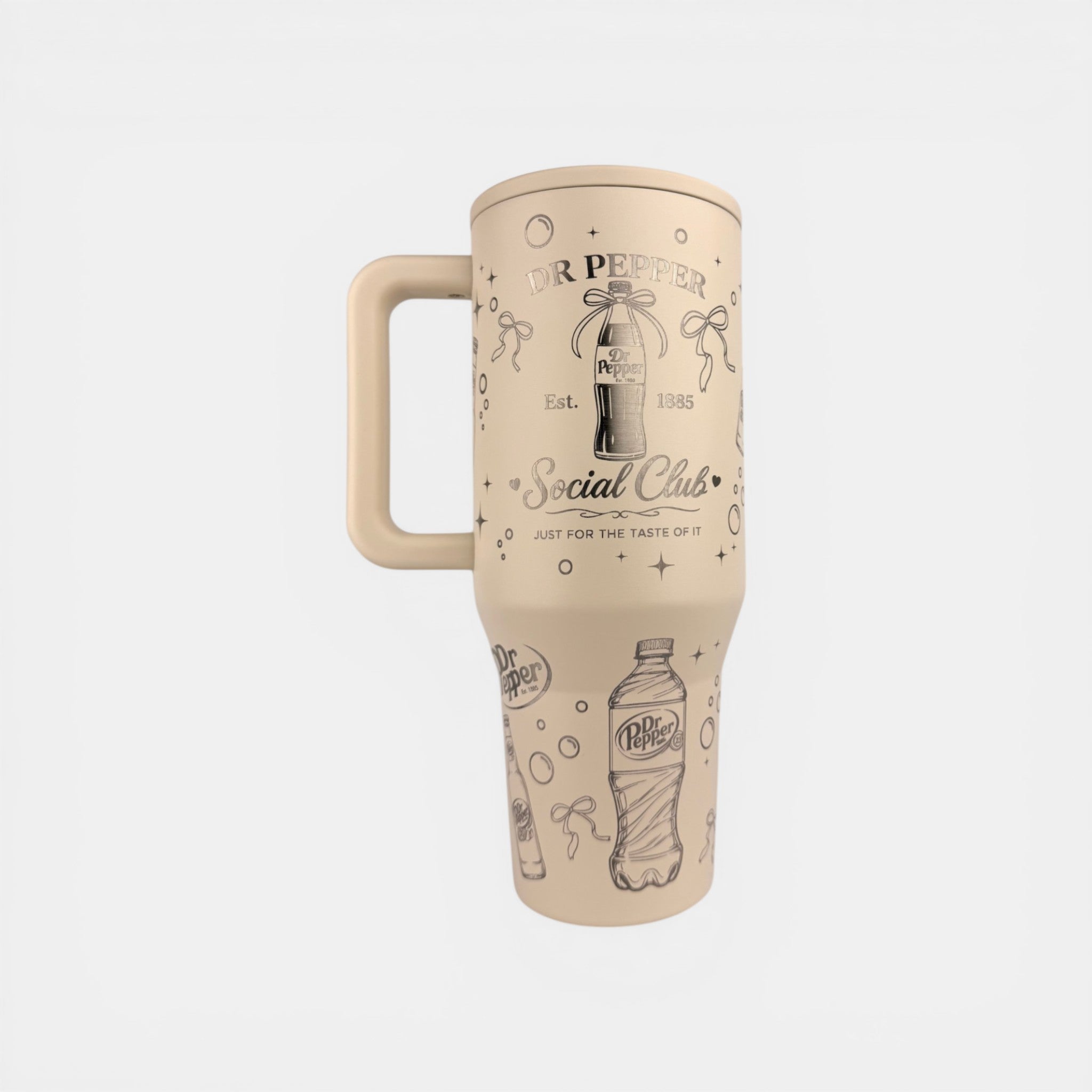 Dr Pepper Lover Engraved HydroJug – 32/40oz Custom Laser Engraved Tumbler