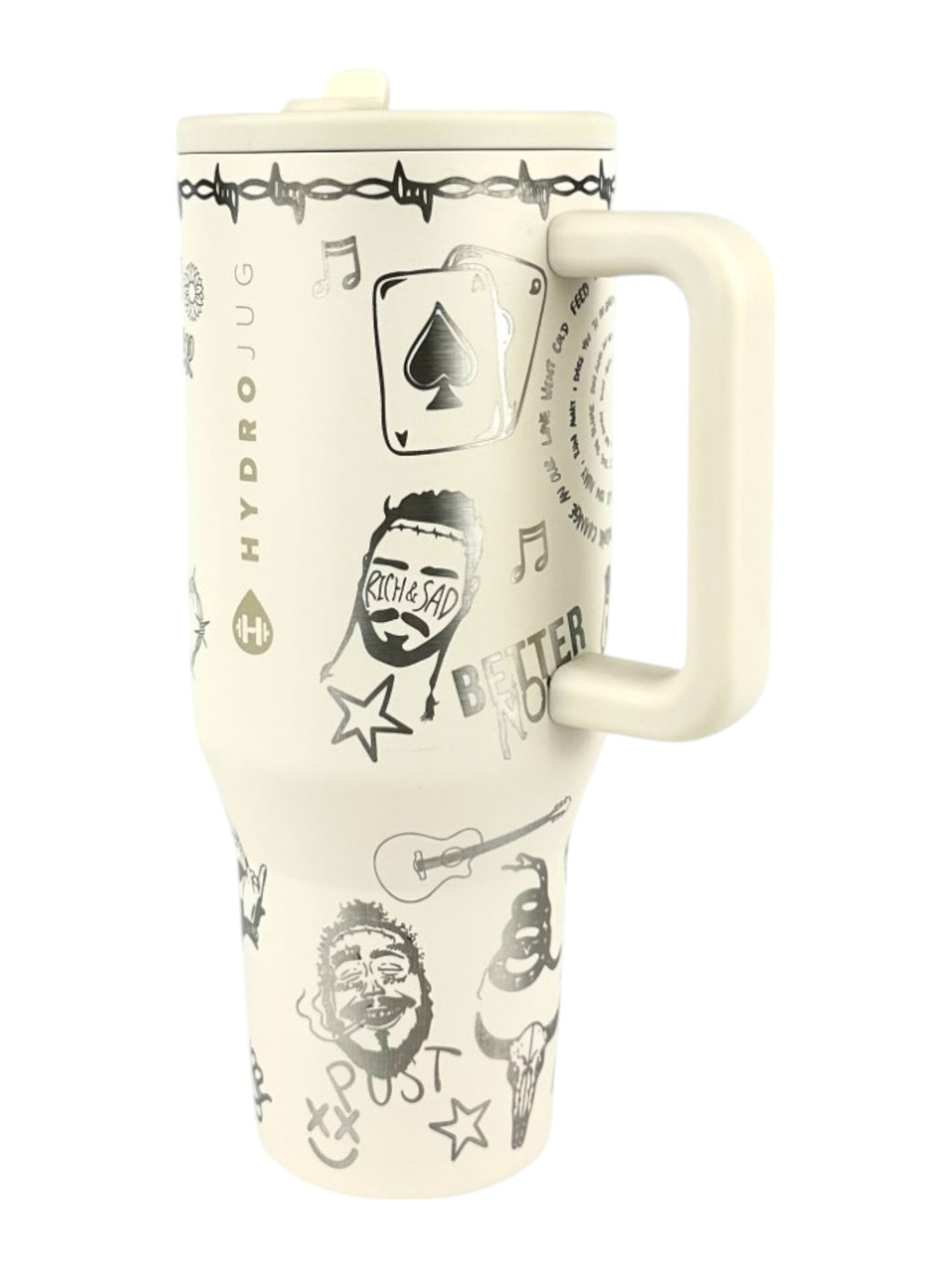 Post Malone Hydrojug – Custom Engraved Jug (32 & 40 oz) | Limited