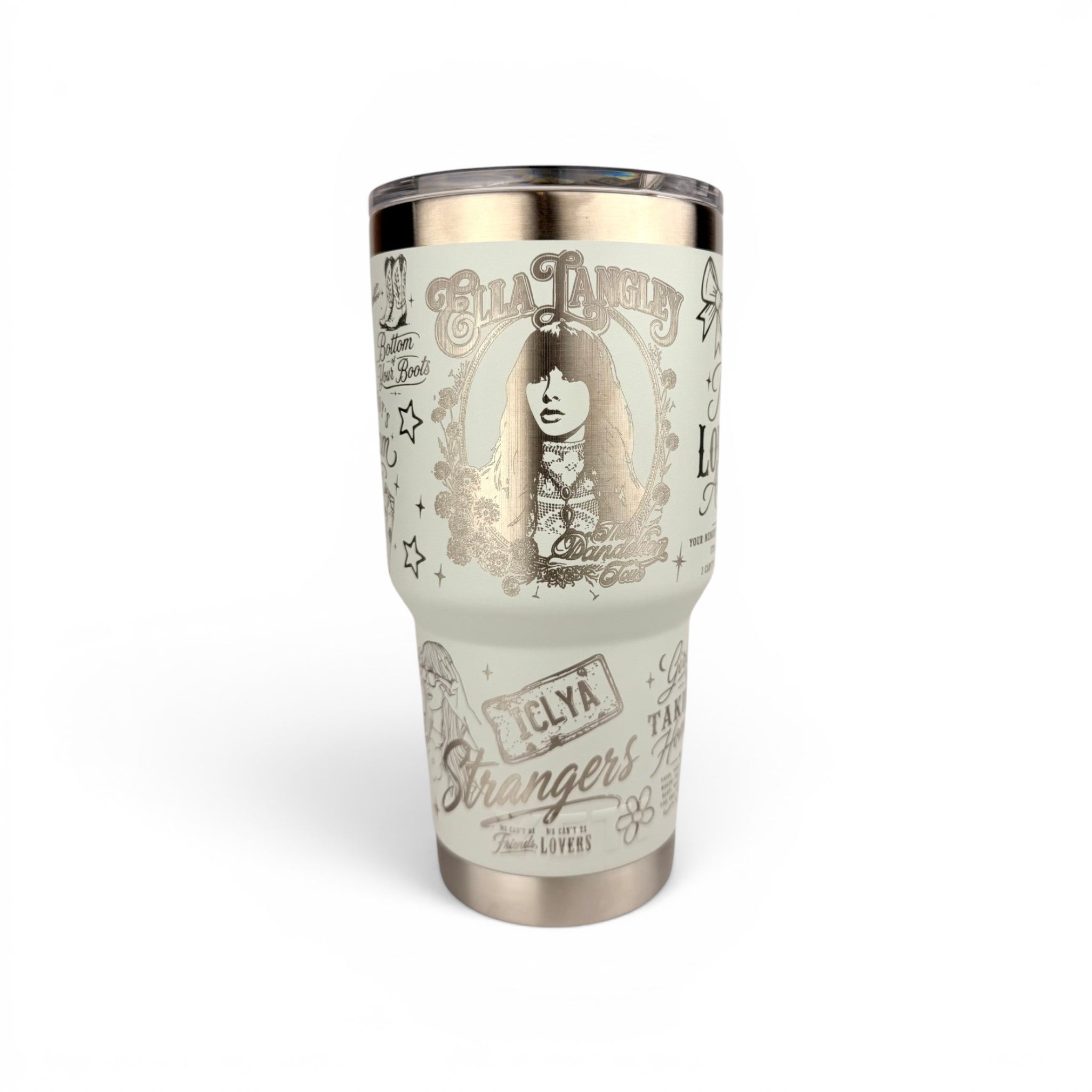 Ella Langley Yeti Tumbler – Custom Laser Engraved Country Music Tumbler (30 oz)