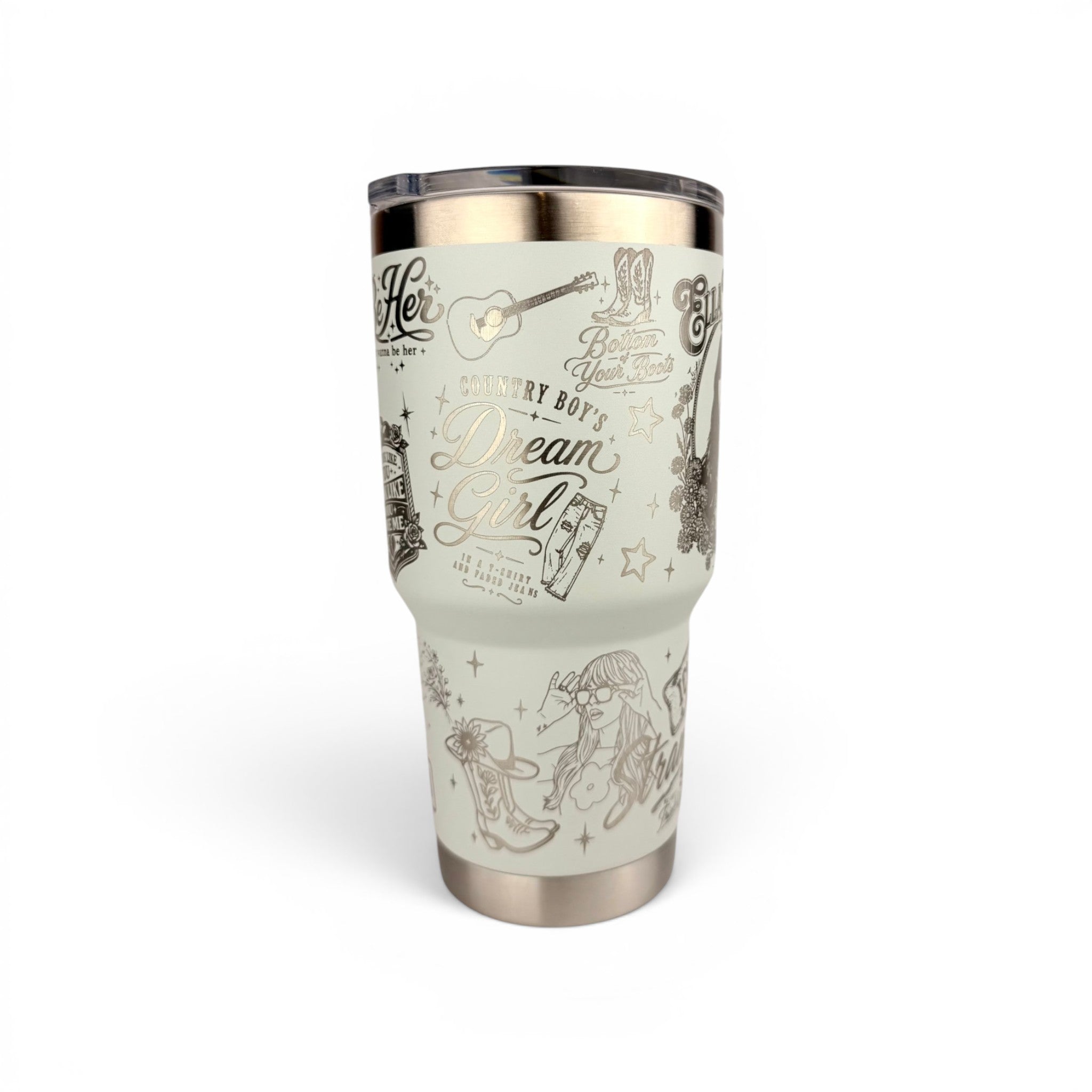 Ella Langley Yeti Tumbler – Custom Laser Engraved Country Music Tumbler (30 oz)