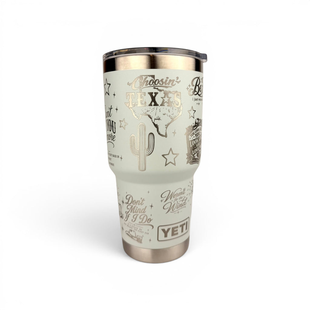 Ella Langley Yeti Tumbler – Custom Laser Engraved Country Music Tumbler (30 oz)