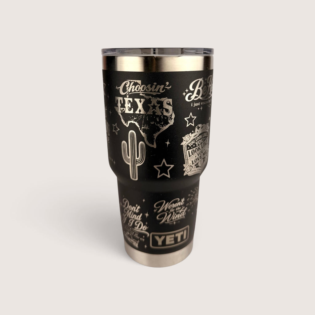 Ella Langley Yeti Tumbler – Custom Laser Engraved Country Music Tumbler (30 oz)