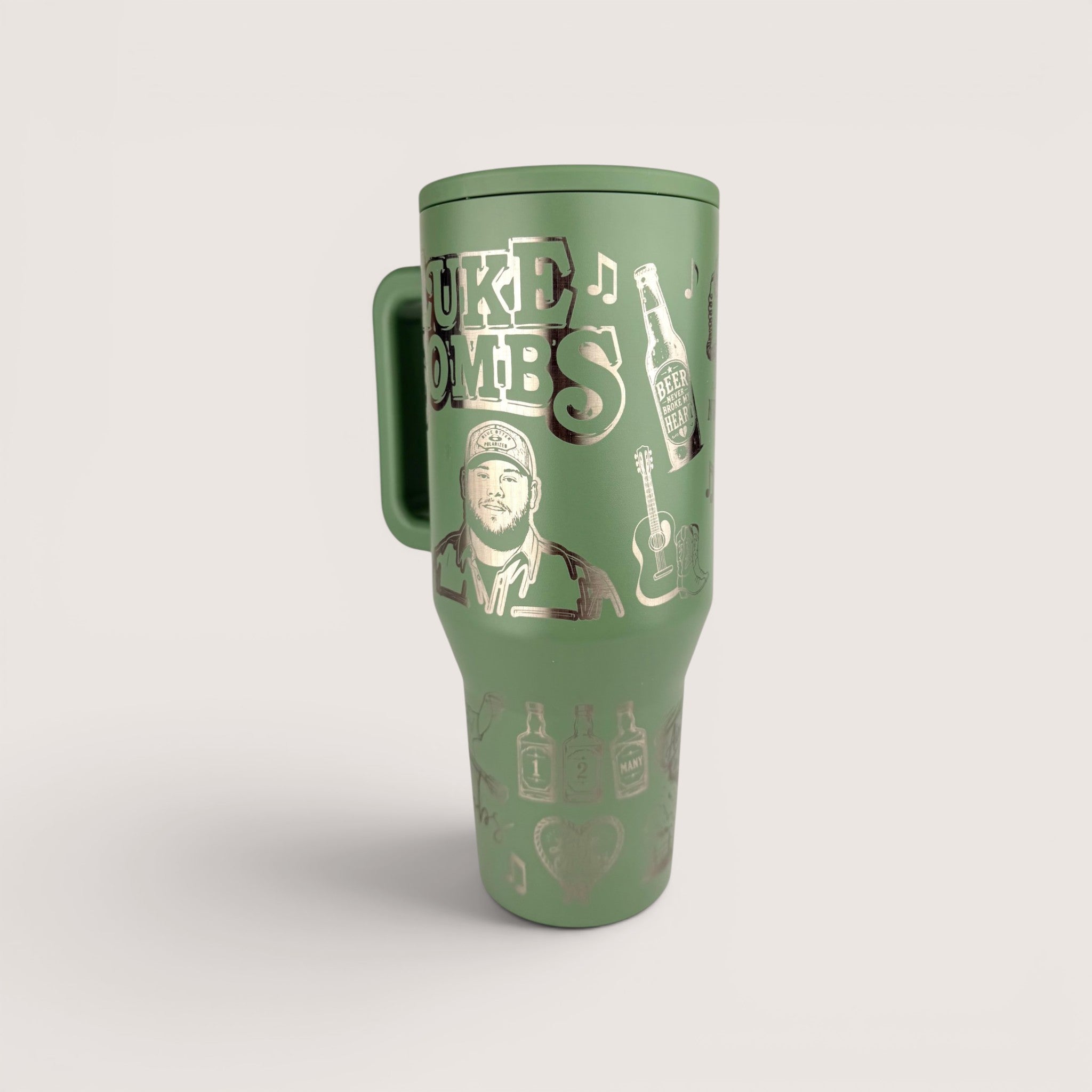 Luke Combs Engraved HydroJug Tumbler – Country Music Water Bottle, 32oz & 40oz