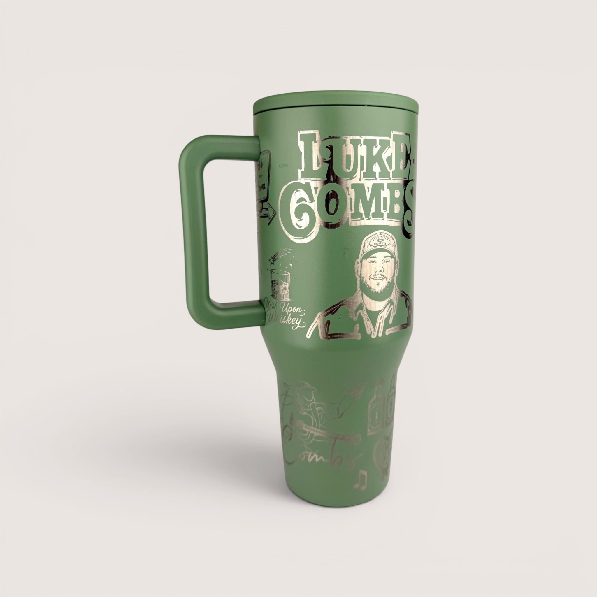 Luke Combs Engraved HydroJug Tumbler – Country Music Water Bottle, 32oz & 40oz