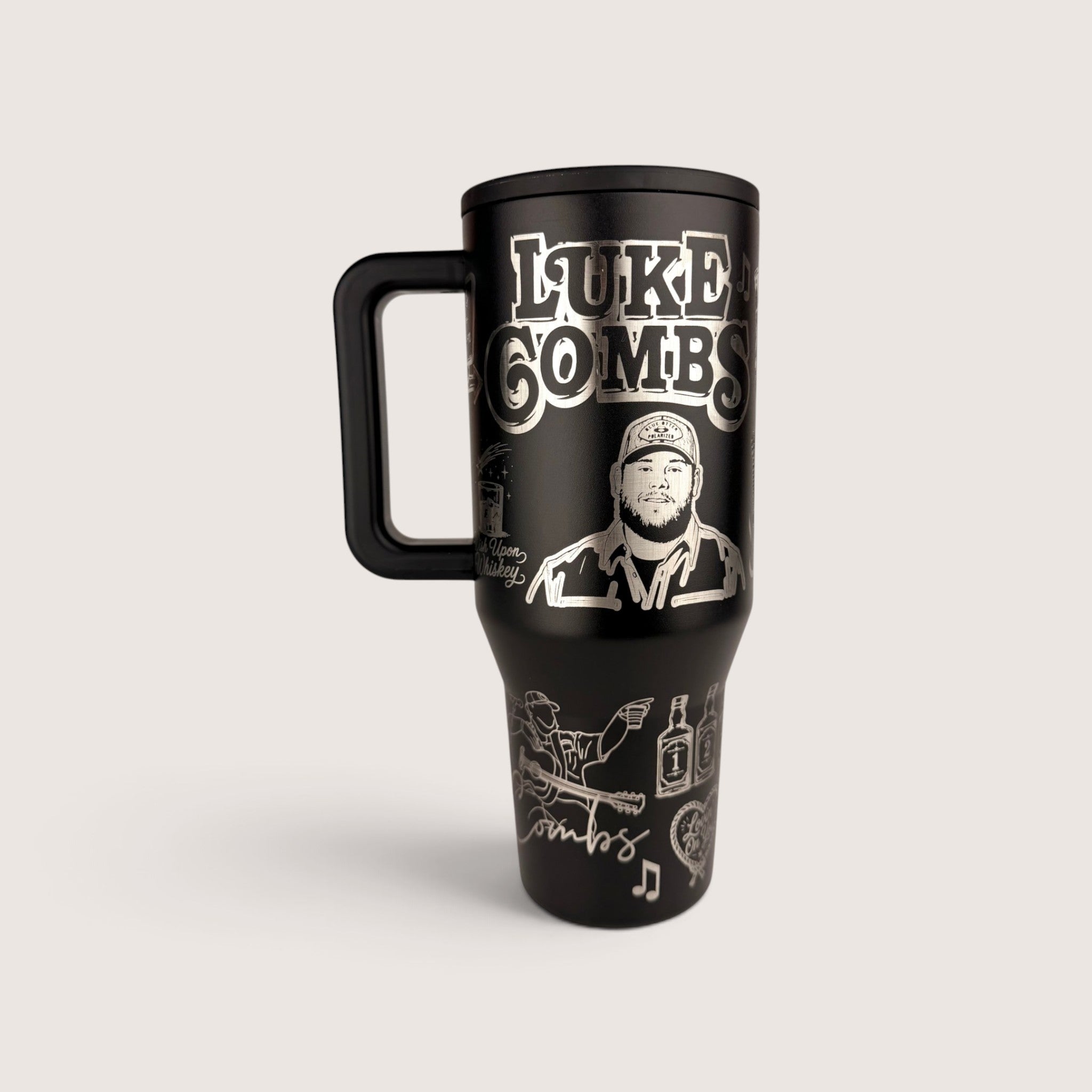 Luke Combs Engraved HydroJug Tumbler – Country Music Water Bottle, 32oz & 40oz