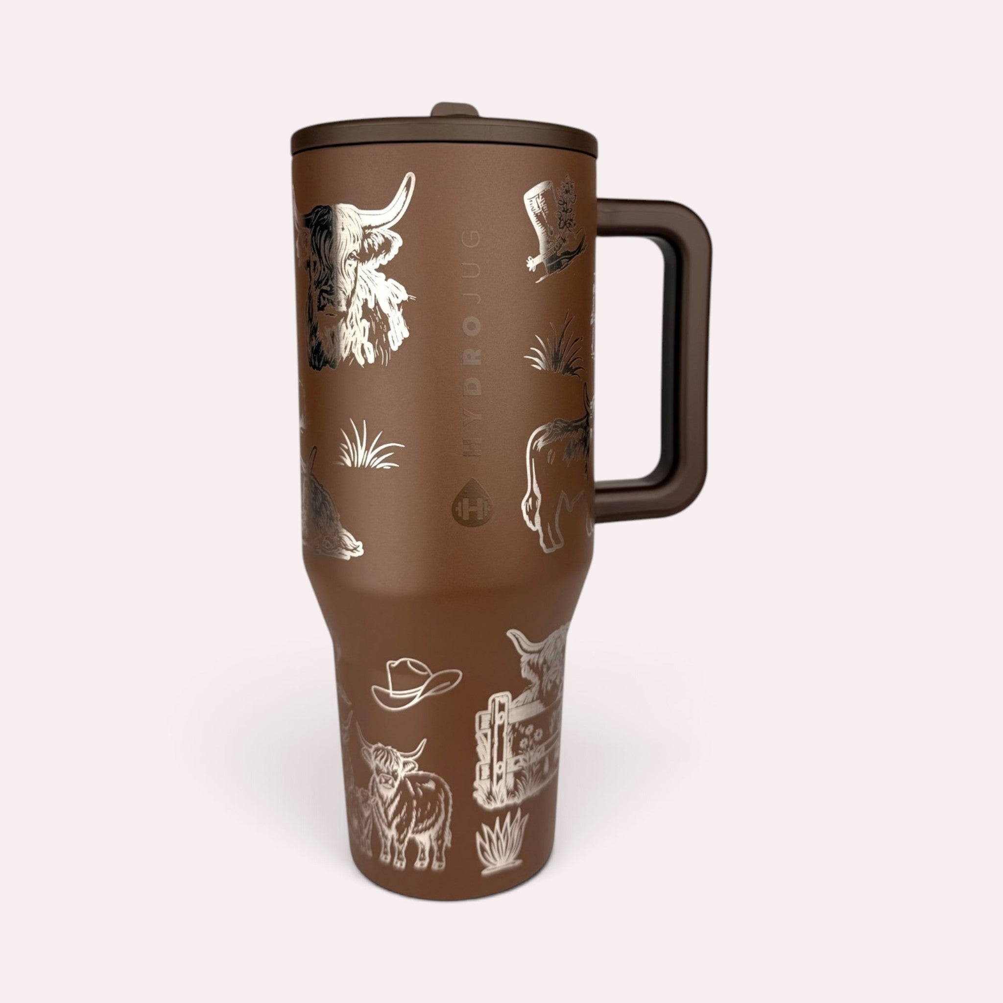 Highland Cow Engraved HydroJug (32 oz & 40 oz)