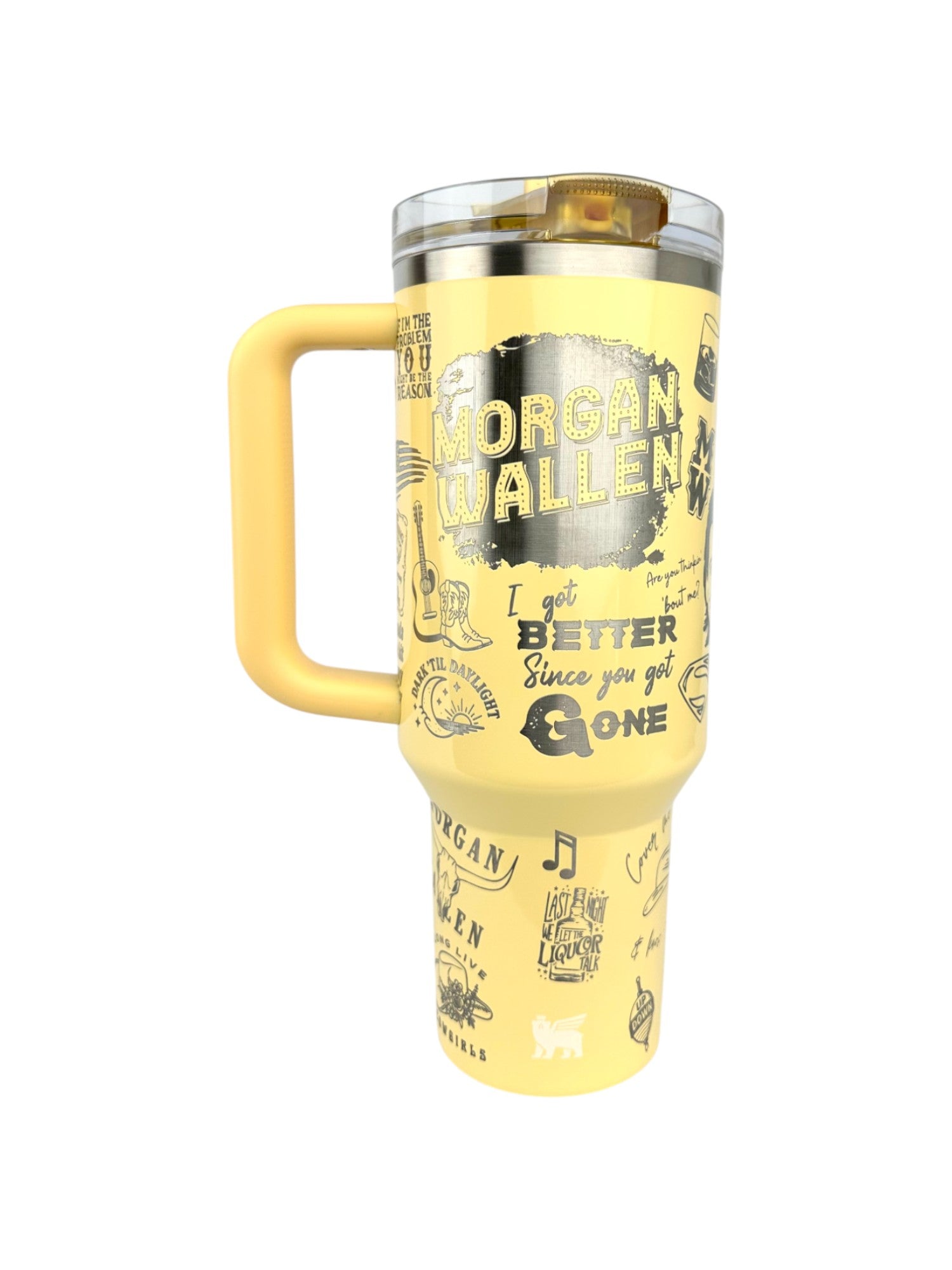 Custom Morgan Wallen Houston Setlist Stanley Tumbler – 40oz