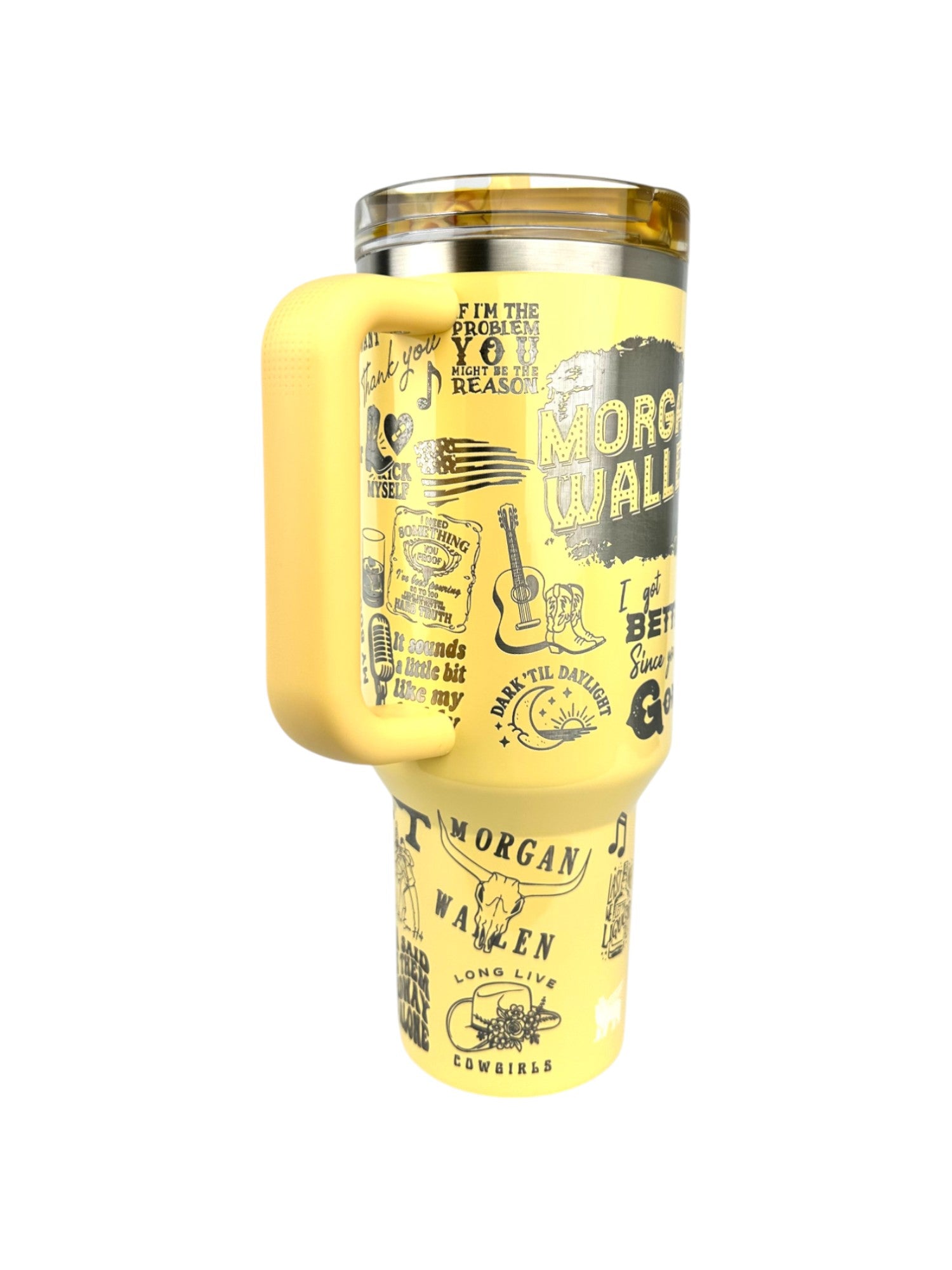 Custom Morgan Wallen Houston Setlist Stanley Tumbler – 40oz Engraved Cup | MTEngravings