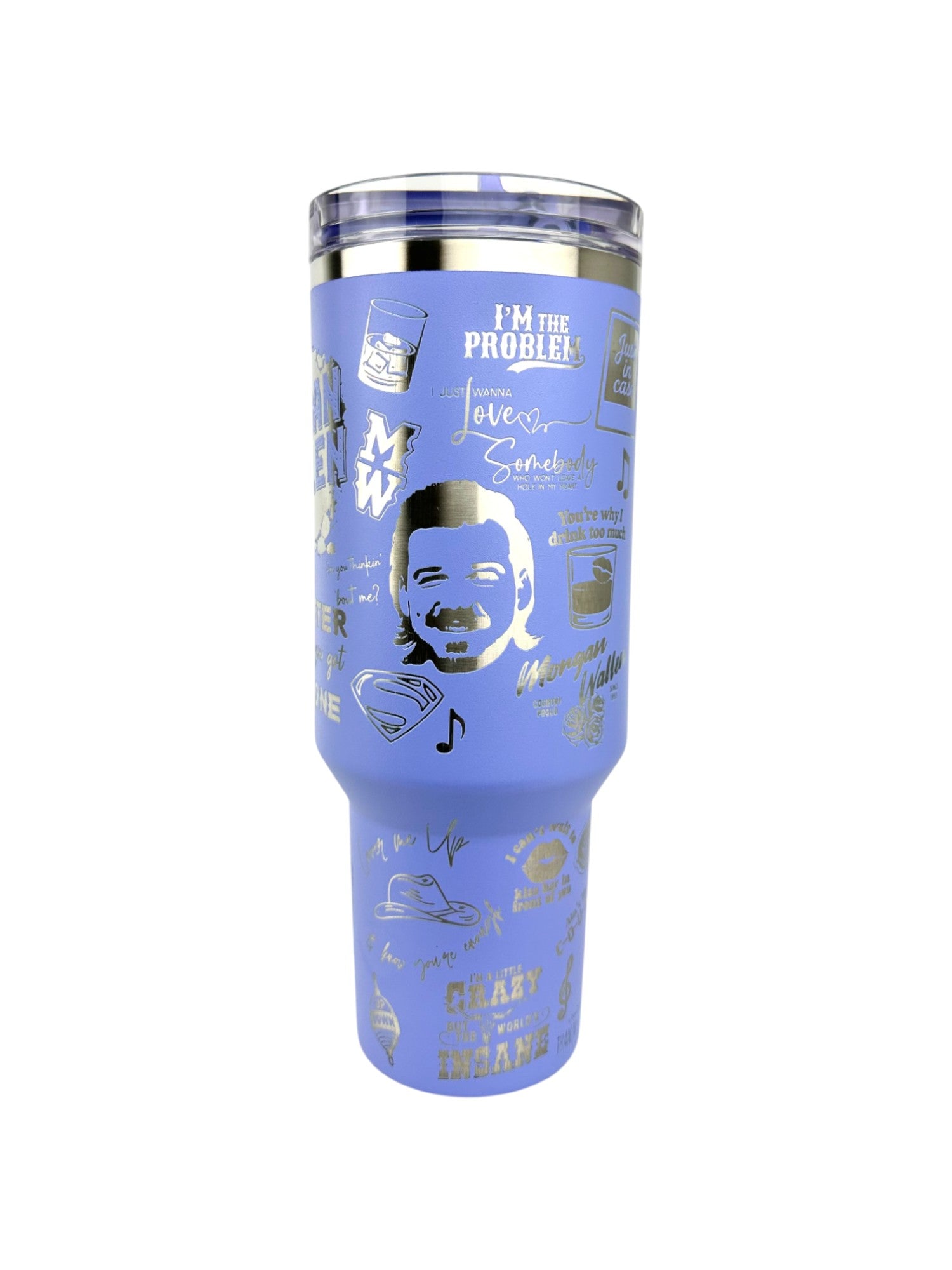 Custom Morgan Wallen Houston Setlist Stanley Tumbler – 40oz Engraved Cup | MTEngravings