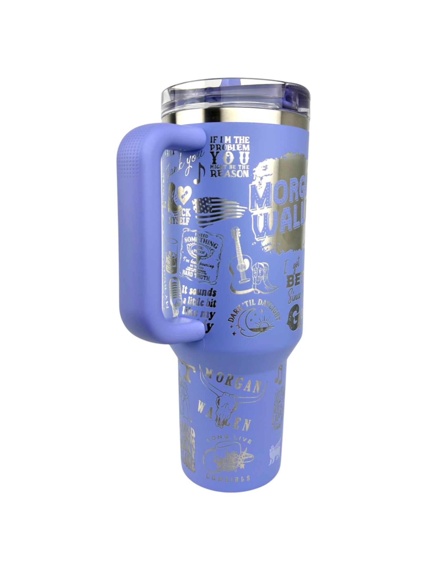 Custom Morgan Wallen Houston Setlist Stanley Tumbler – 40oz Engraved Cup | MTEngravings
