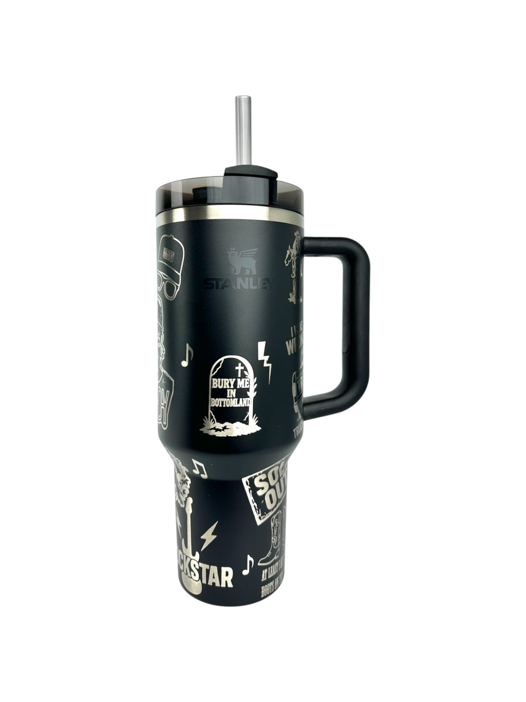 Custom Engraved Hardy Stanley Quencher – 30oz & 40oz | Country Music Tumbler