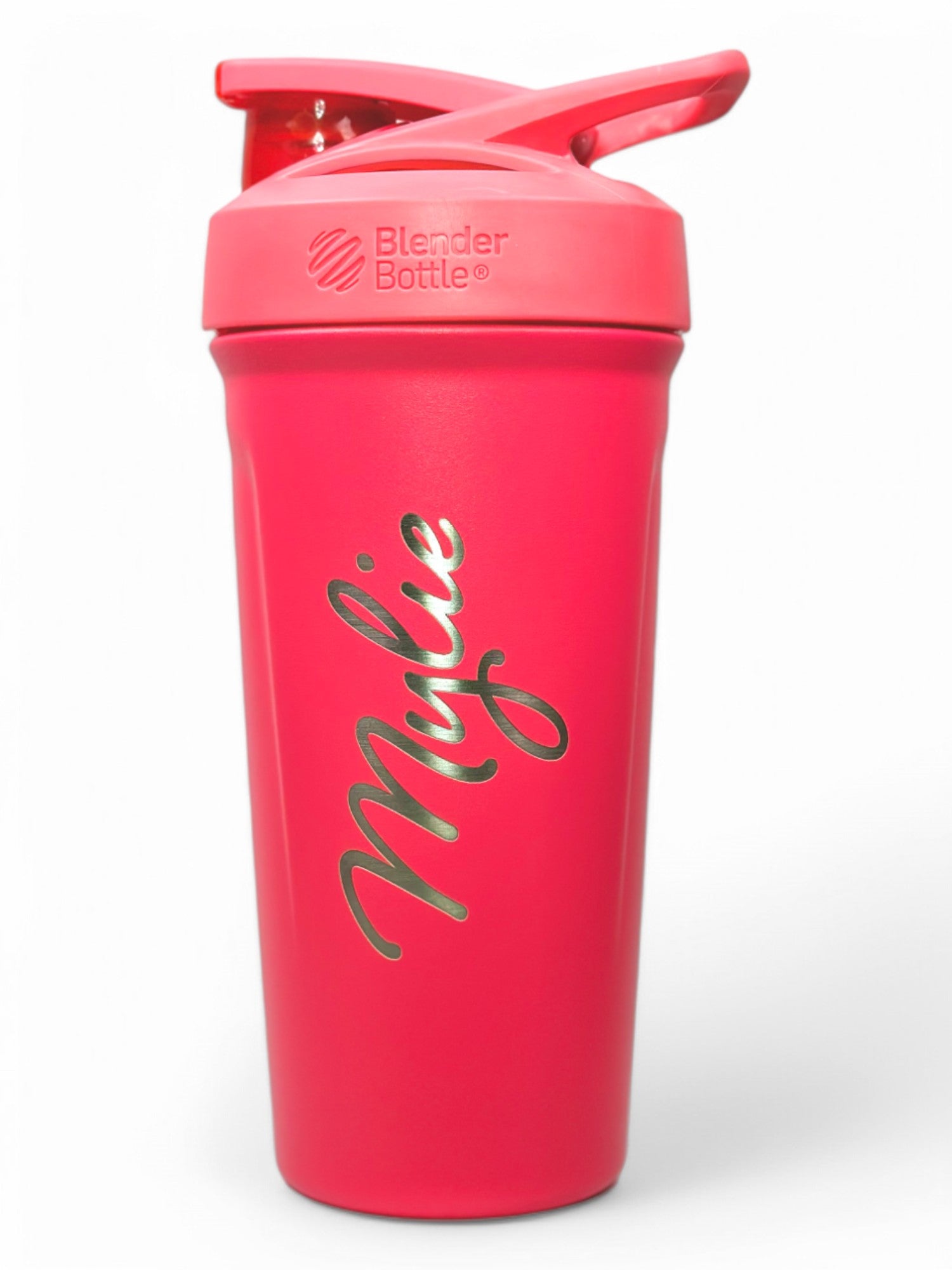 Custom Blender Bottle Engraved Metal Gym Cup Work Out Bottle Personalized