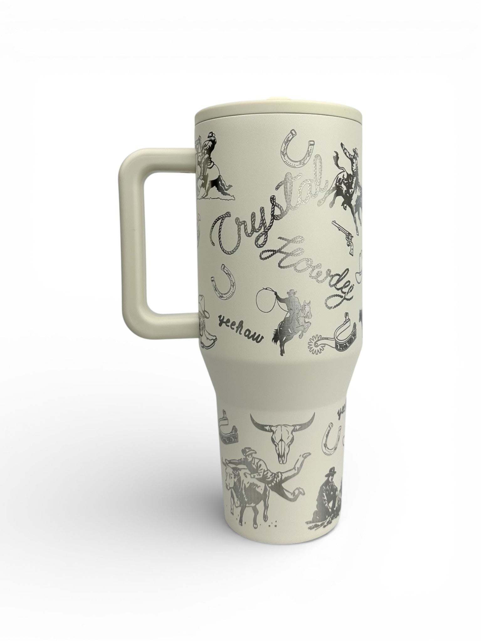 Rodeo Engraved Hydrojug – Custom Cowboy Water Jug (32 oz / 40 oz) | Western Gift