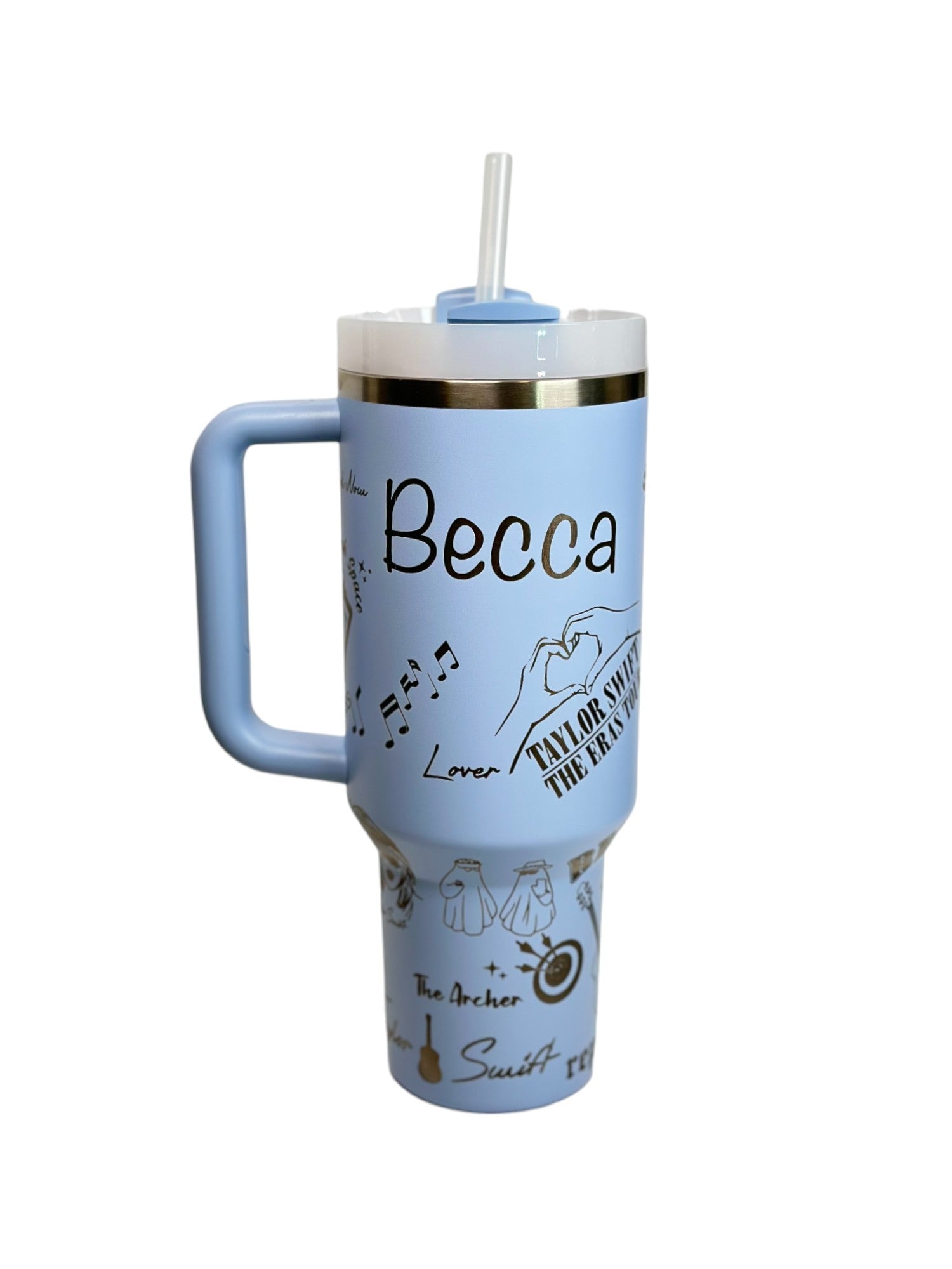 Taylor Swift Custom Engraved Stanley Wrap Stanley Tumbler 40 oz engraved Limited Swifty Gift