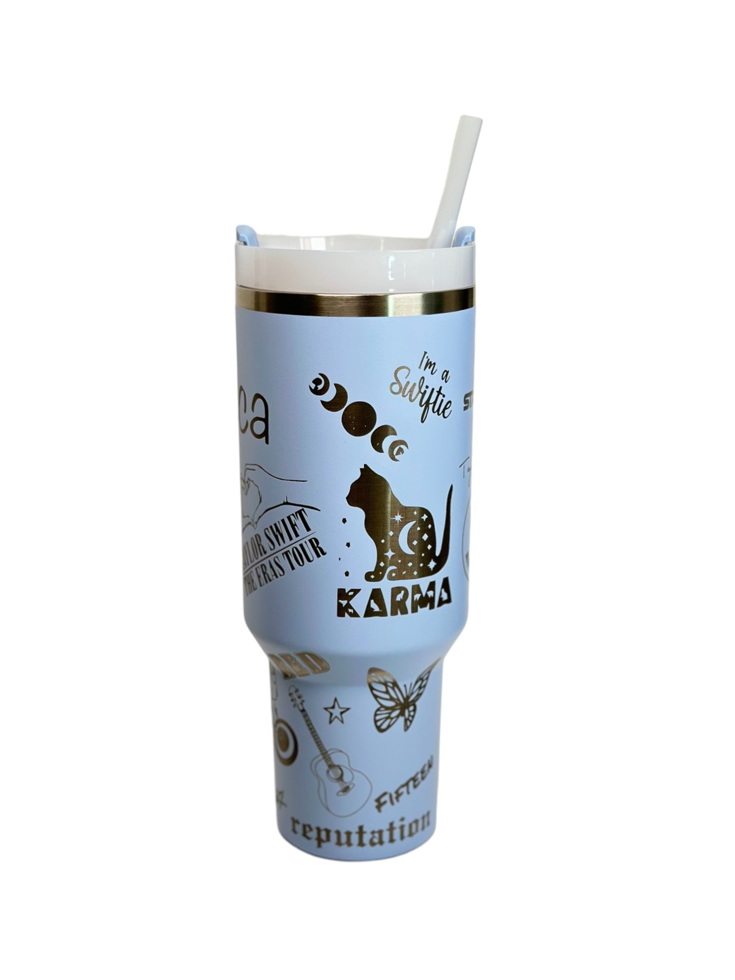 Taylor Swift Custom Engraved Stanley Wrap Stanley Tumbler 40 oz engraved Limited Swifty Gift