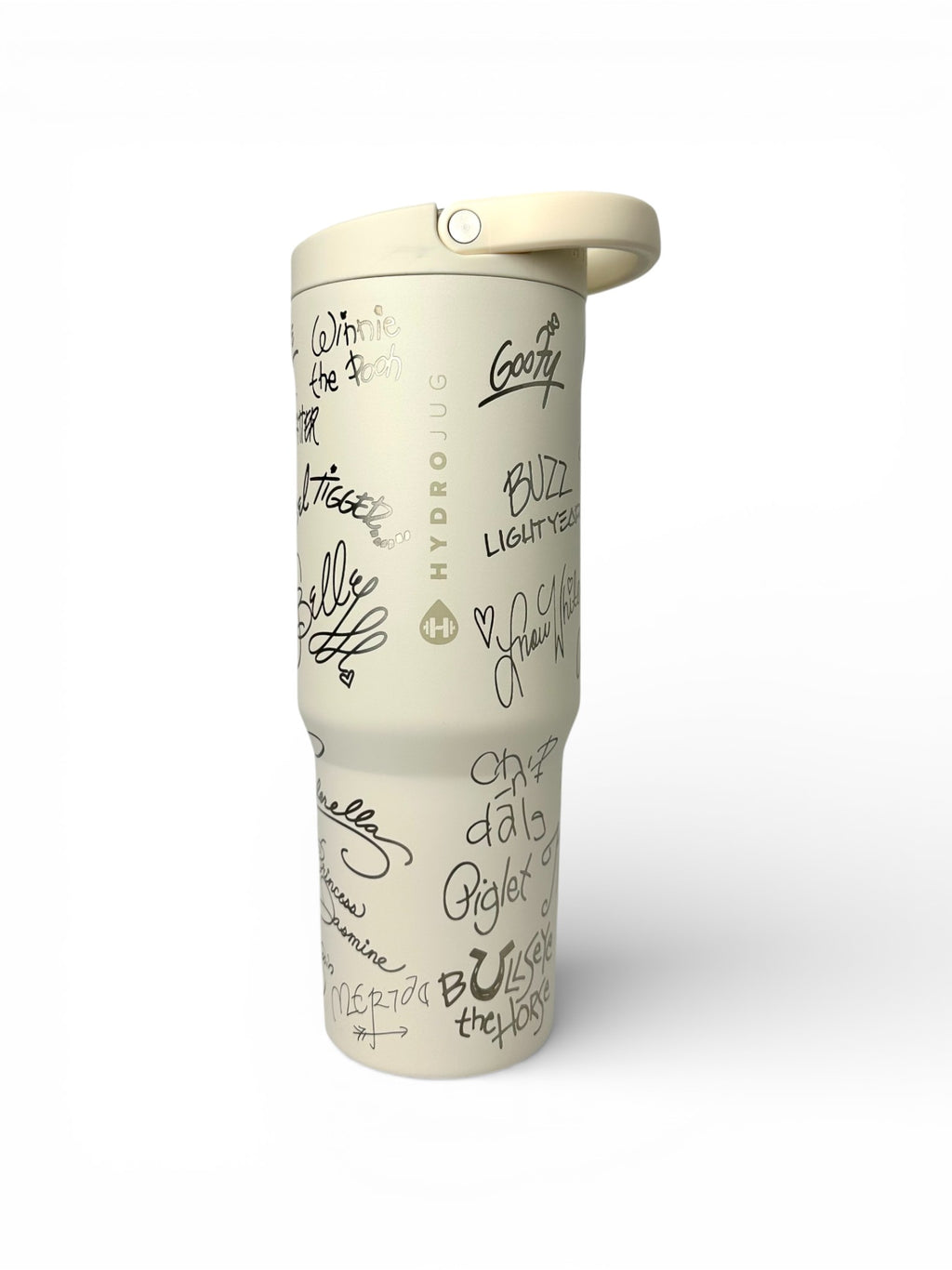 Disney Character Engraved HydroJug 32 oz Sport | Custom Signature Wrap | Disney-Inspired Tumbler Gift