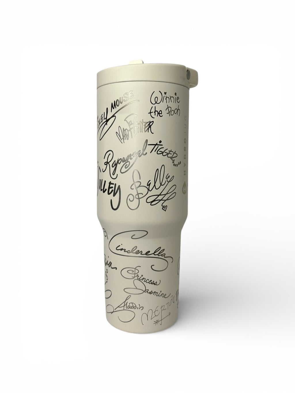 Disney Character Engraved HydroJug 32 oz Sport | Custom Signature Wrap | Disney-Inspired Tumbler Gift