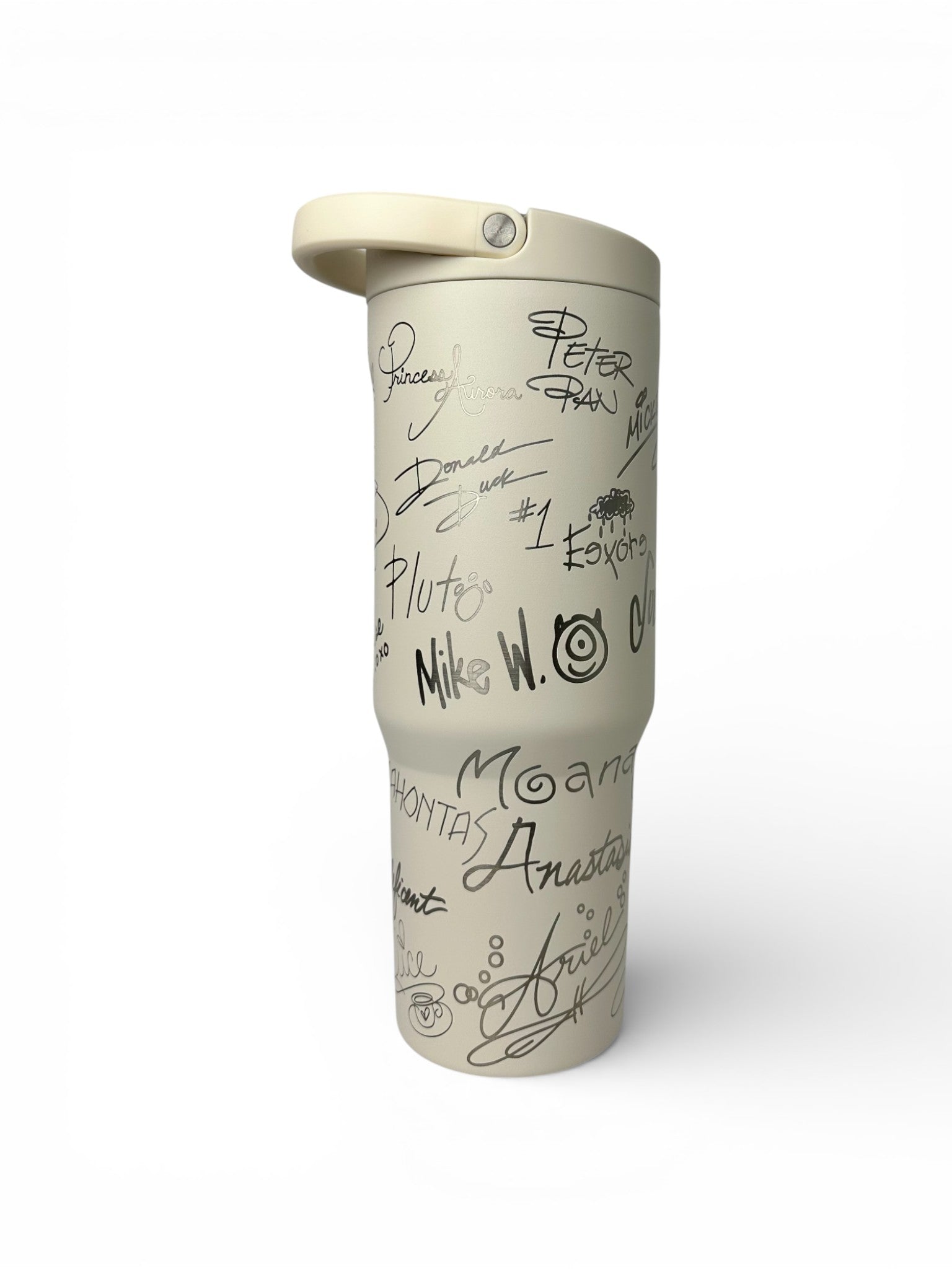Disney Character Engraved HydroJug 32 oz Sport | Custom Signature Wrap | Disney-Inspired Tumbler Gift