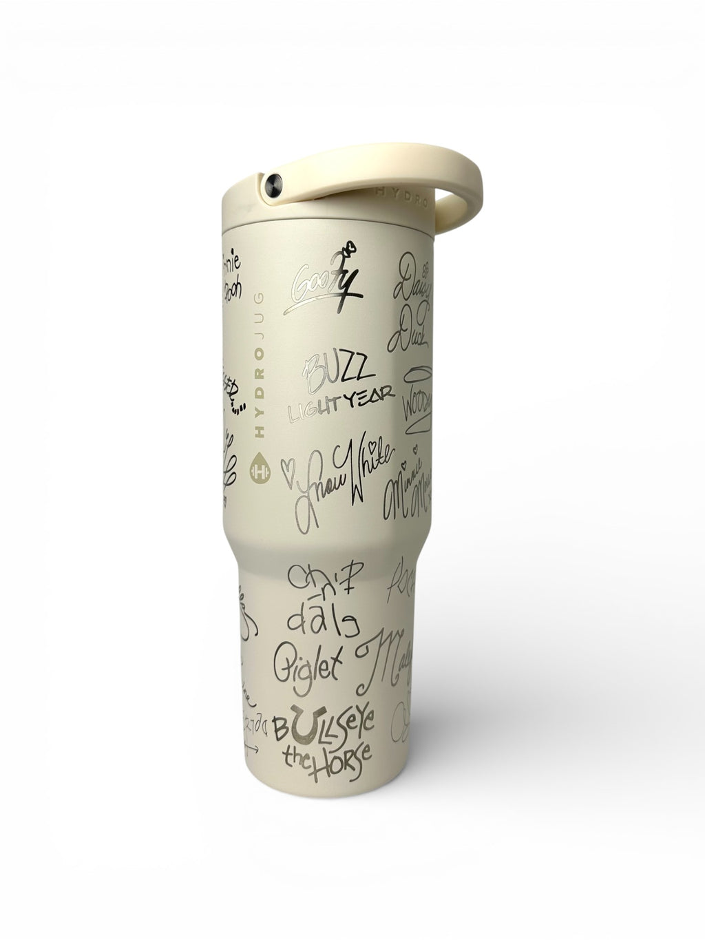 Disney Character Engraved HydroJug 32 oz Sport | Custom Signature Wrap | Disney-Inspired Tumbler Gift