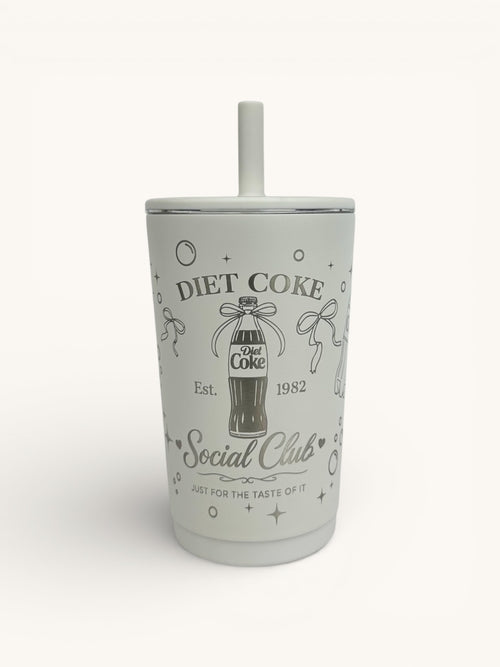Diet Coke Everyday HydroJug Tumbler 14oz | Engraved Diet Coke Social Club Cup | Cute Soda Lover Gift
