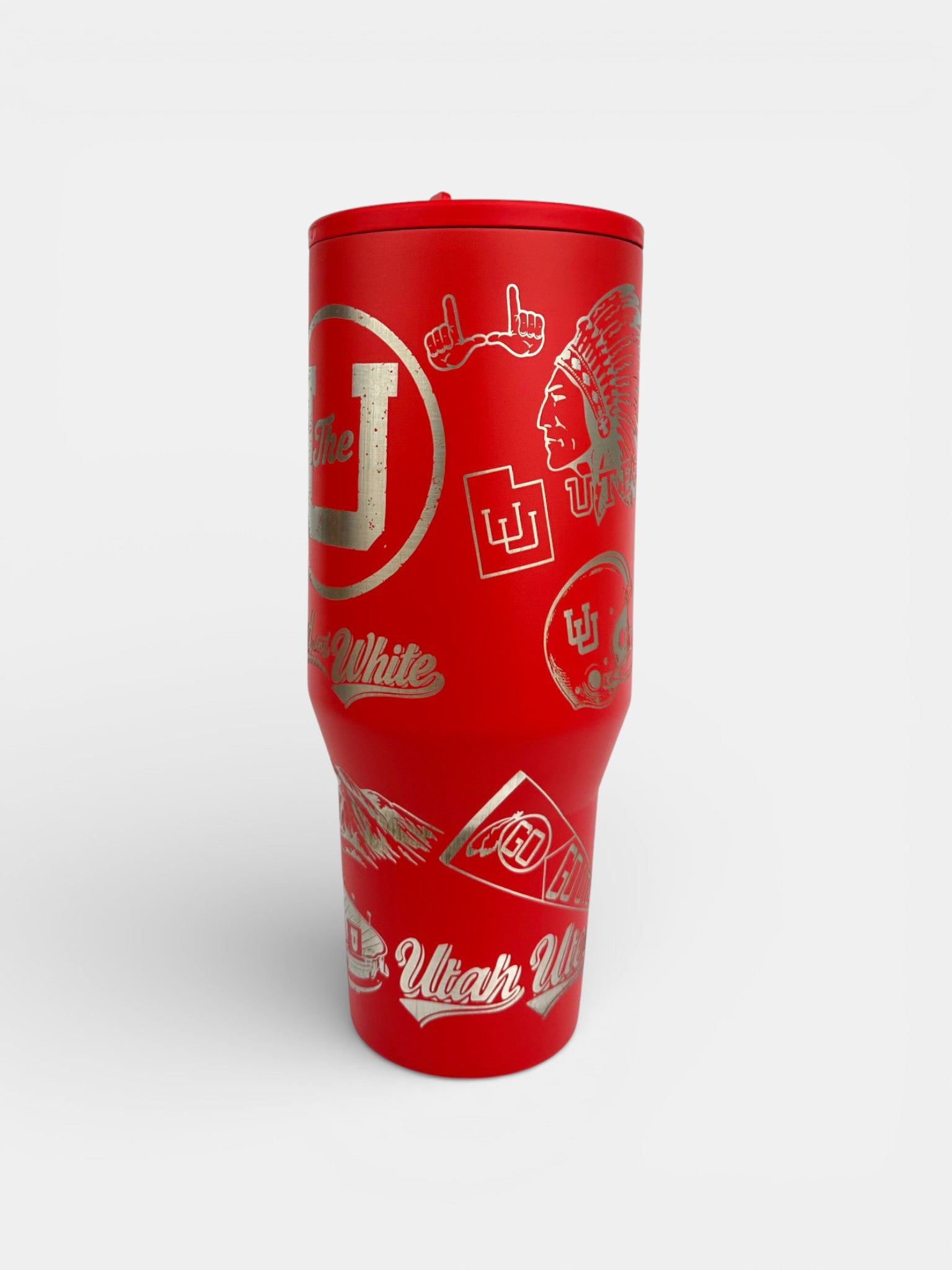 Retro Utah Utes Engraved HydroJug | 32oz & 40oz Custom Laser Engraved Tumbler