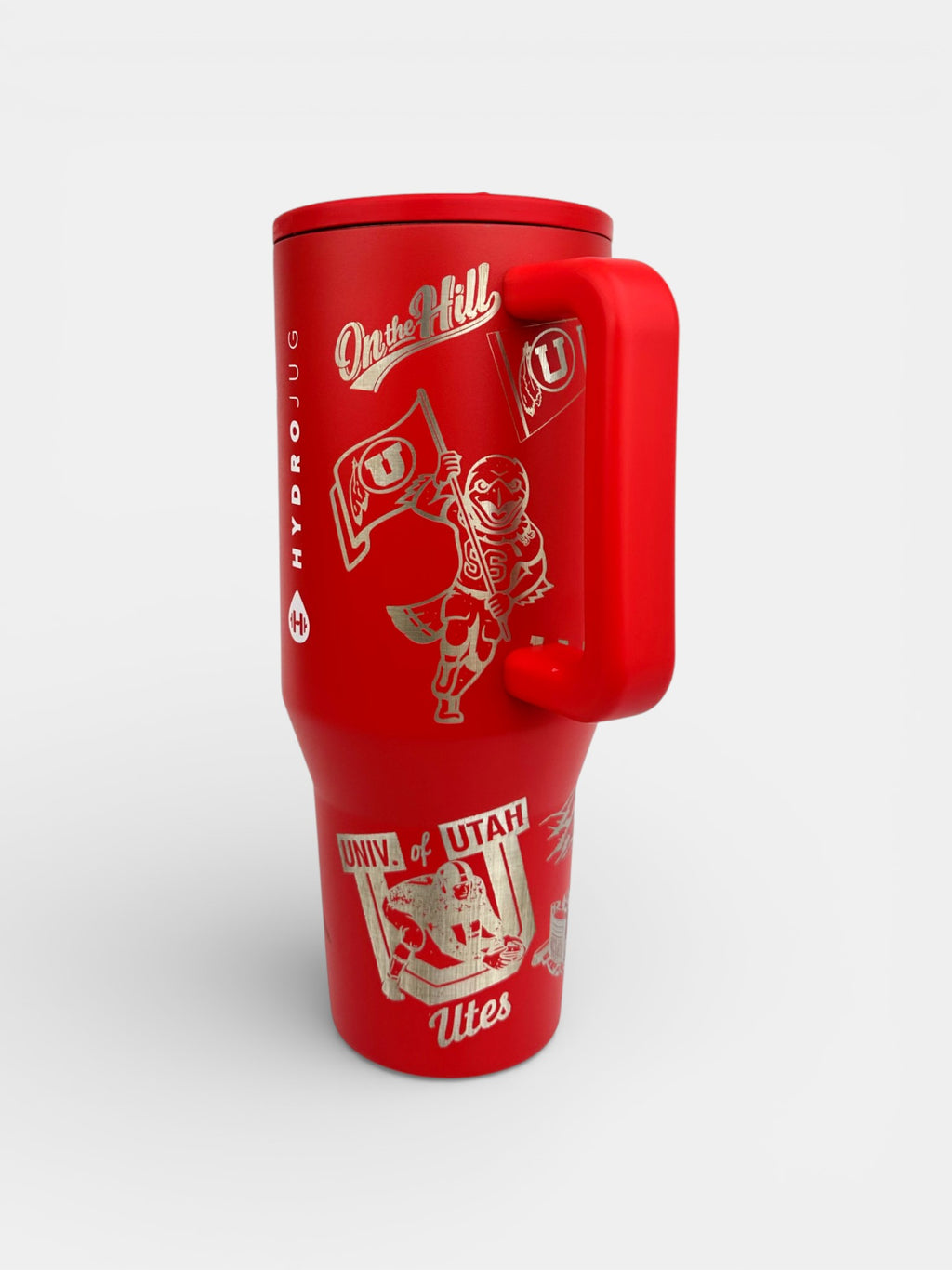 Retro Utah Utes Engraved HydroJug | 32oz & 40oz Custom Laser Engraved Tumbler