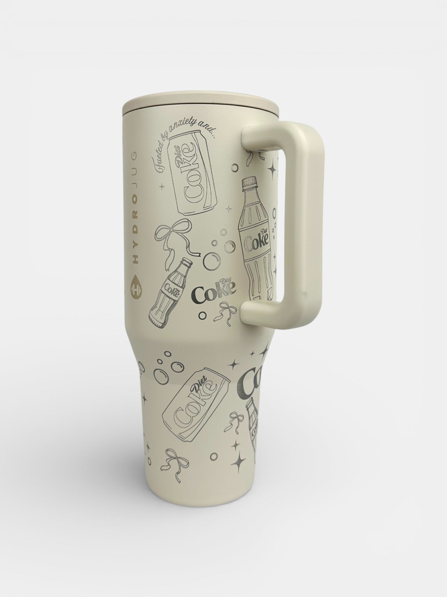 Diet Coke Lover Engraved HydroJug – 32/40oz Custom Laser Engraved Tumbler