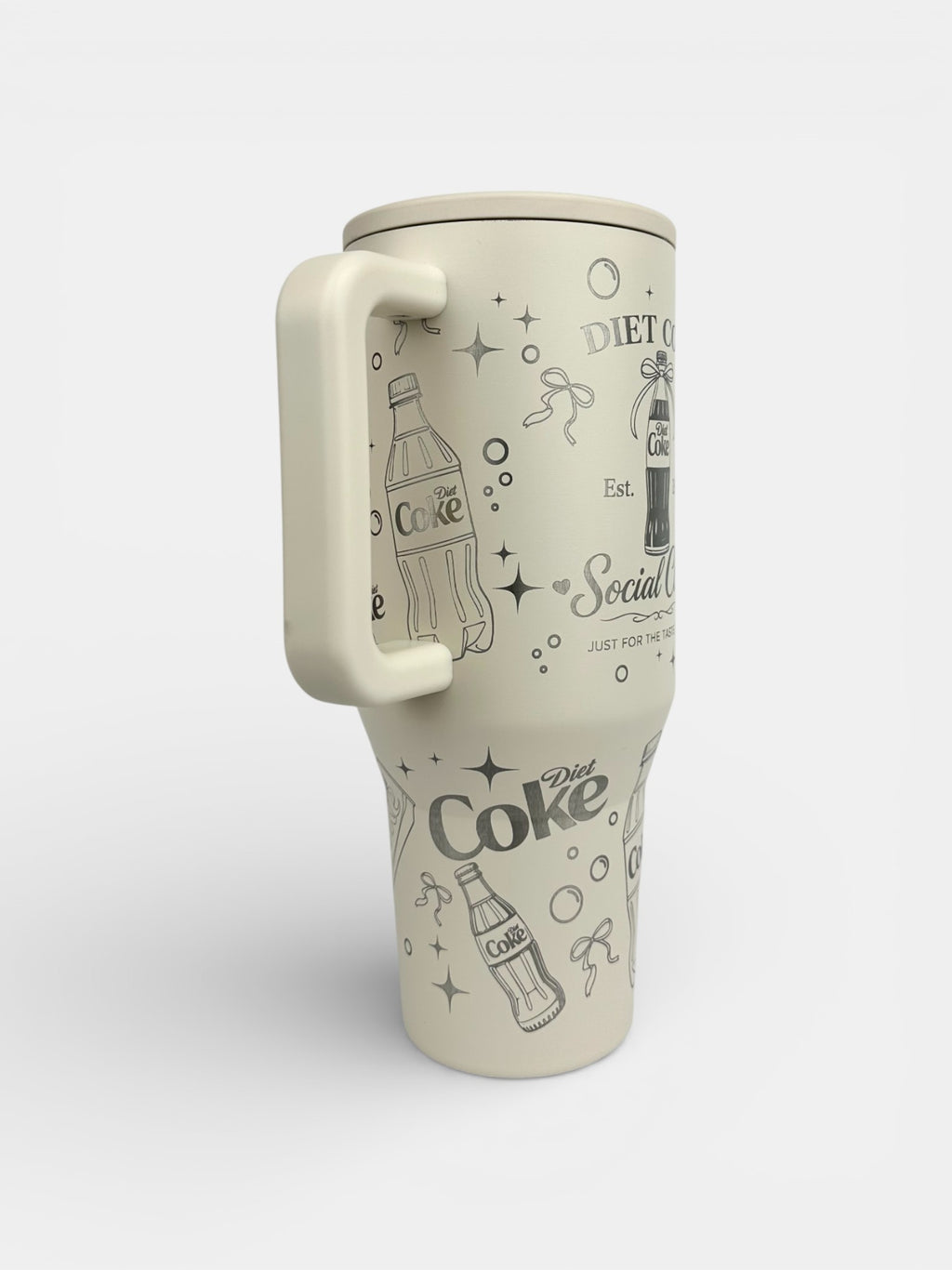 Diet Coke Lover Engraved HydroJug – 32/40oz Custom Laser Engraved Tumbler