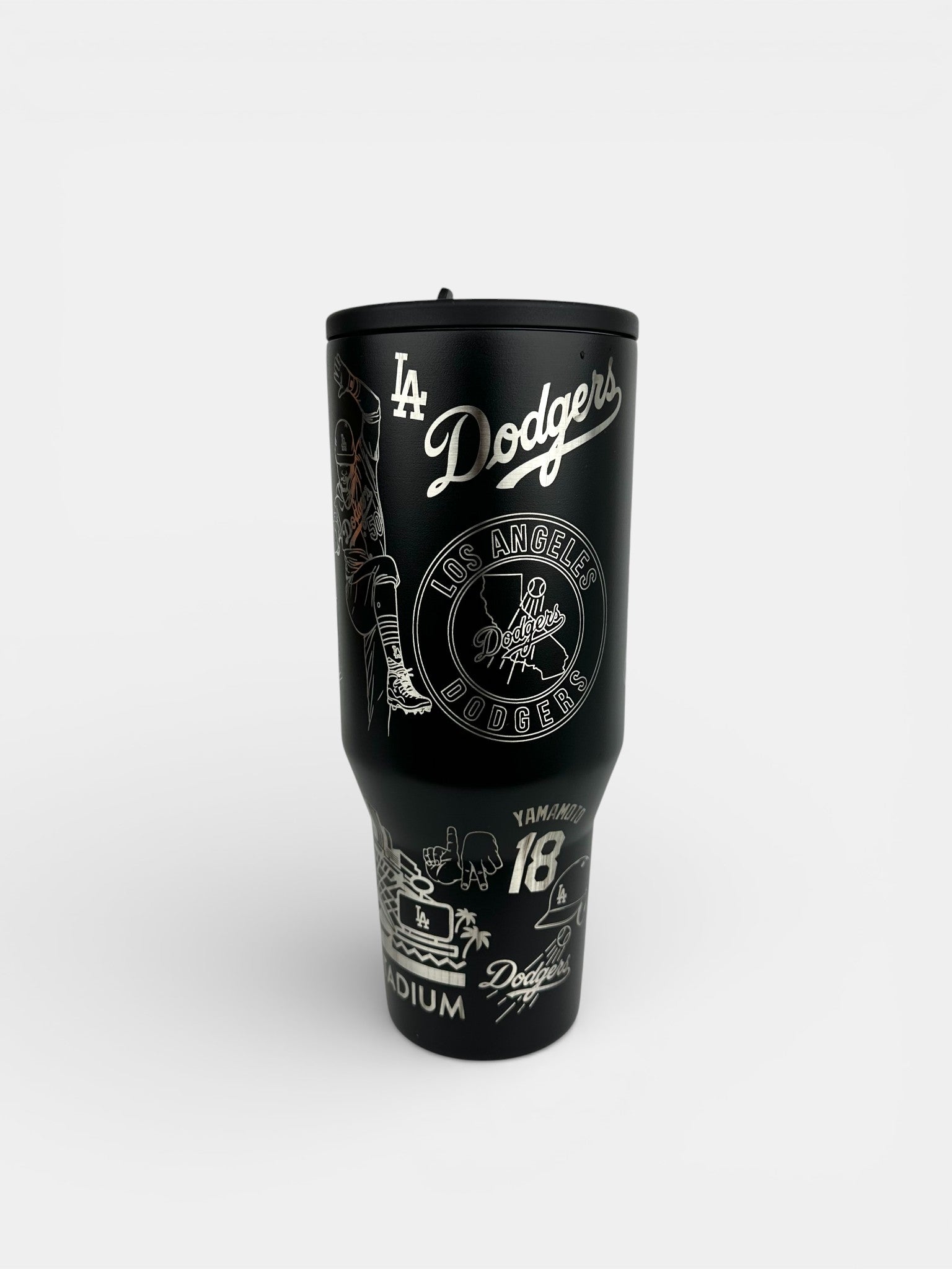 LA Dodgers Engraved HydroJug | 32oz & 40oz Custom Laser Engraved Baseball Tumbler