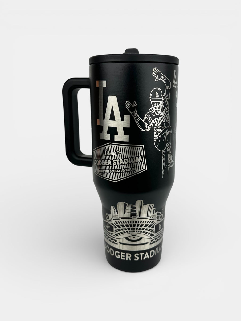 LA Dodgers Engraved HydroJug | 32oz & 40oz Custom Laser Engraved Baseball Tumbler