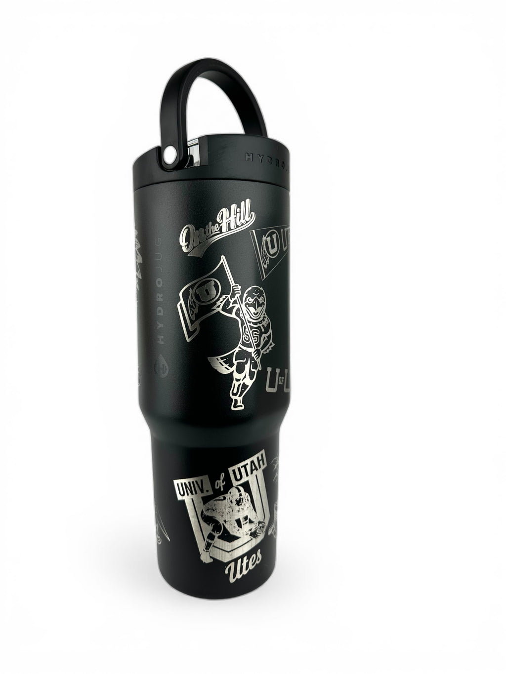 Retro Utah Utes Engraved HydroJug Sport | 32oz Custom Laser Engraved Tumbler