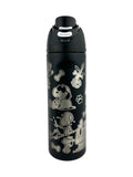 Custom Cartoon Dog Engraved Owala – Personalized Engraved Bottle
