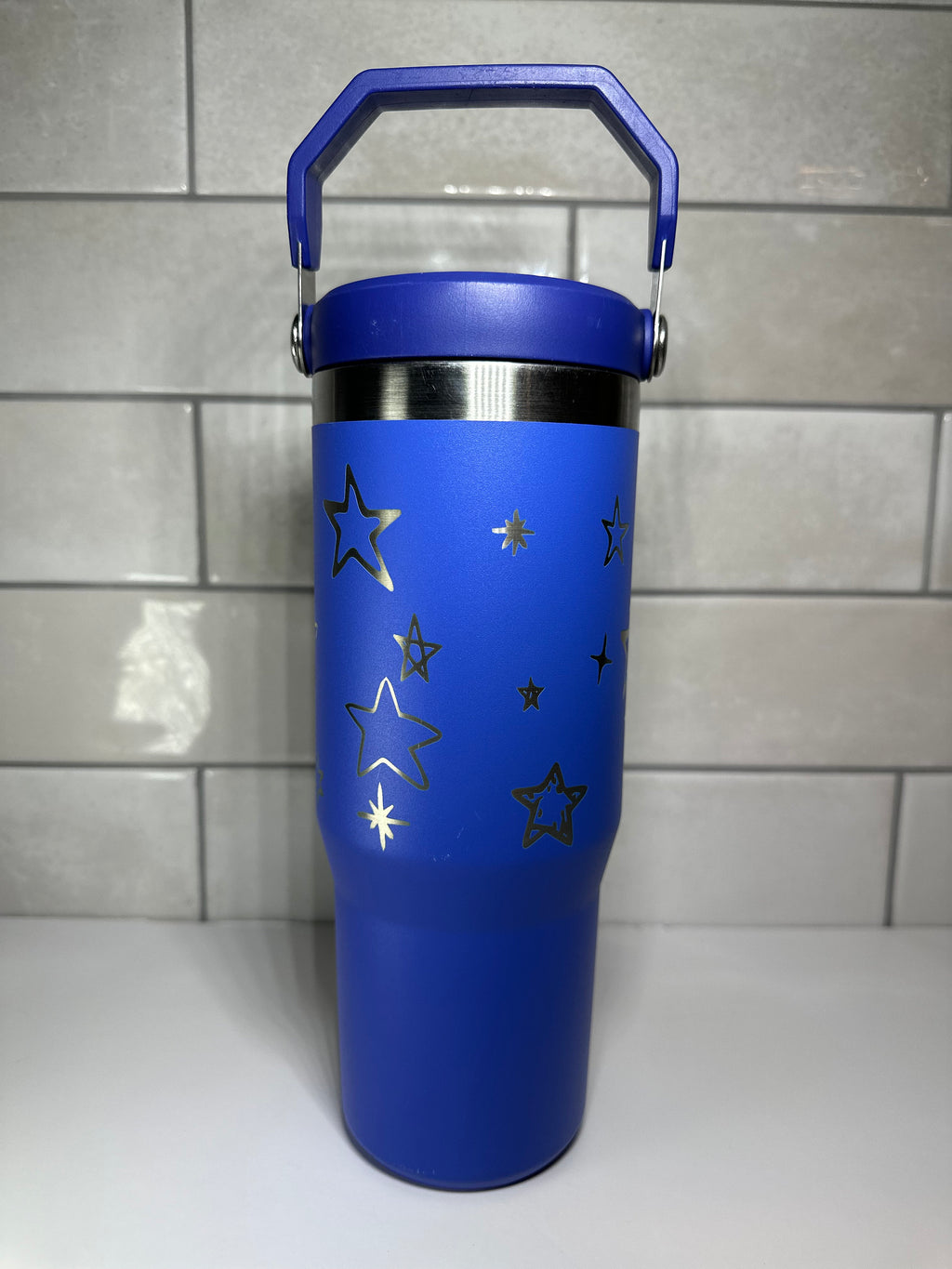 Custom Engraved Stanley 30 Oz. IceFlow Tumbler with Flip Straw Personalized Tumbler Personalized water bottle Laser Engraved