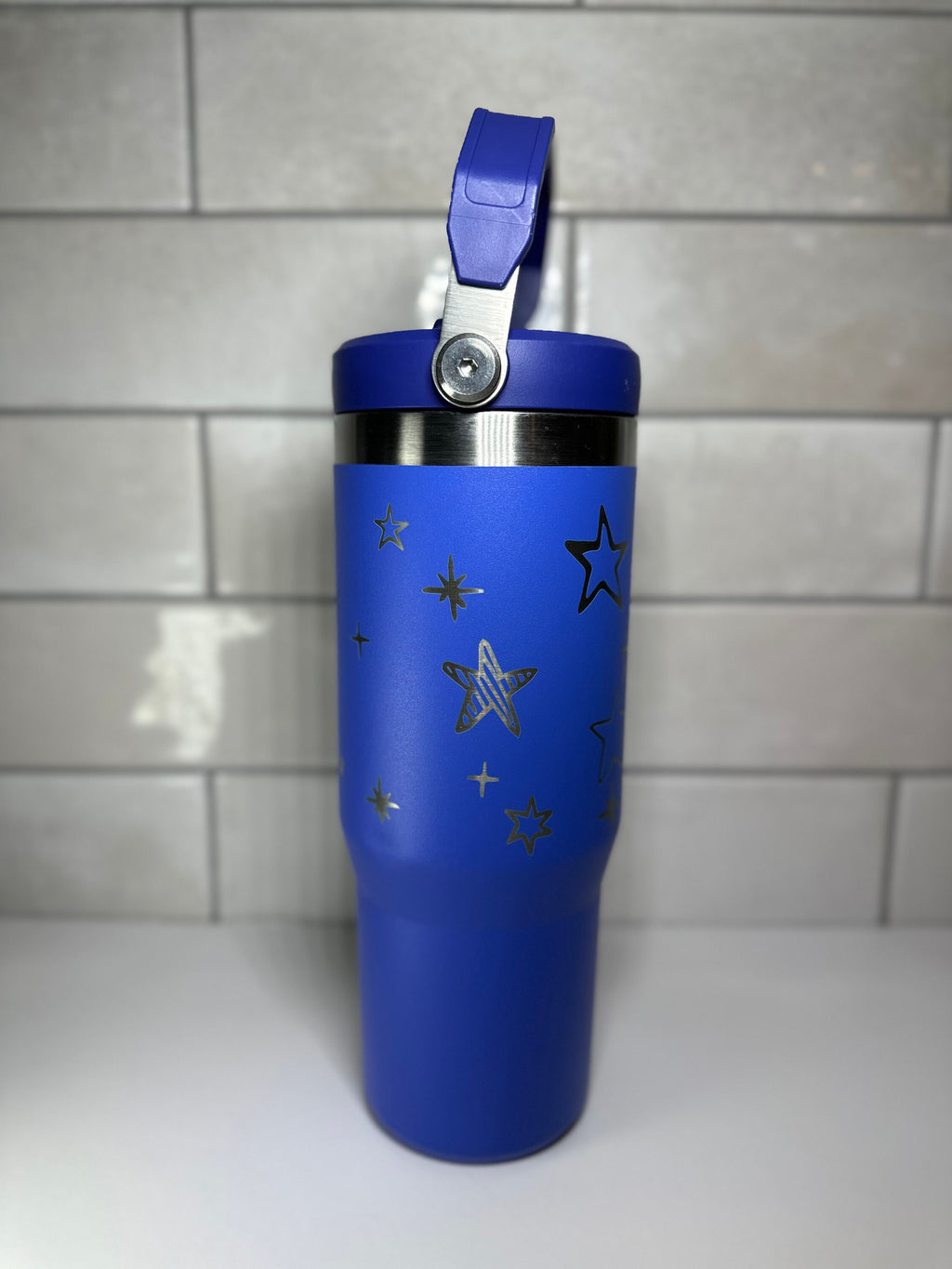 Custom Engraved Stanley 30 Oz. IceFlow Tumbler with Flip Straw Personalized Tumbler Personalized water bottle Laser Engraved