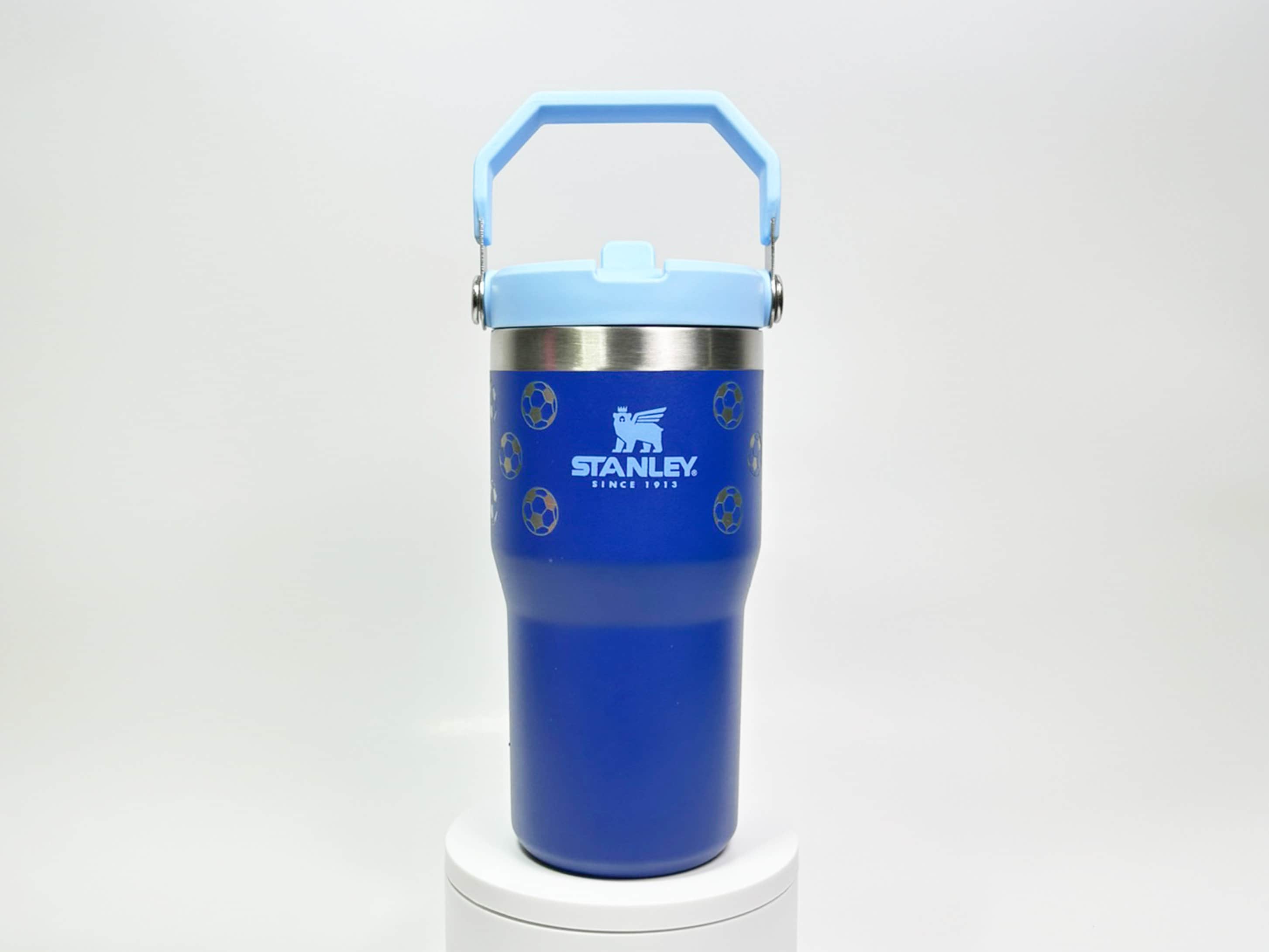 20oz Stanley Tumbler Iceflow Custom Engraved Personalized water bottle