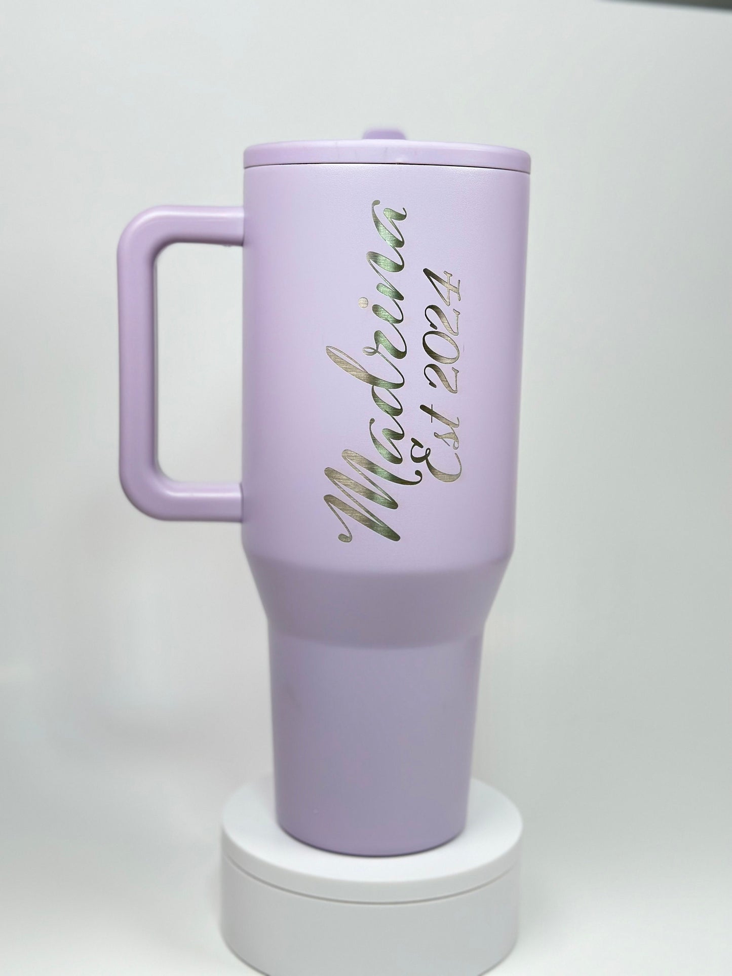 Hydrojug 40 oz traveler custom engraved tumbler doesn't leak gym tumbler gift idea personalized.