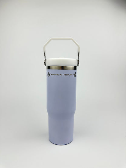 Travel Tumbler 30 oz Vacation Cup Personalized With Straw Custom Engraved Tumbler For Family Trip Honeymoon Anniversary Birthday