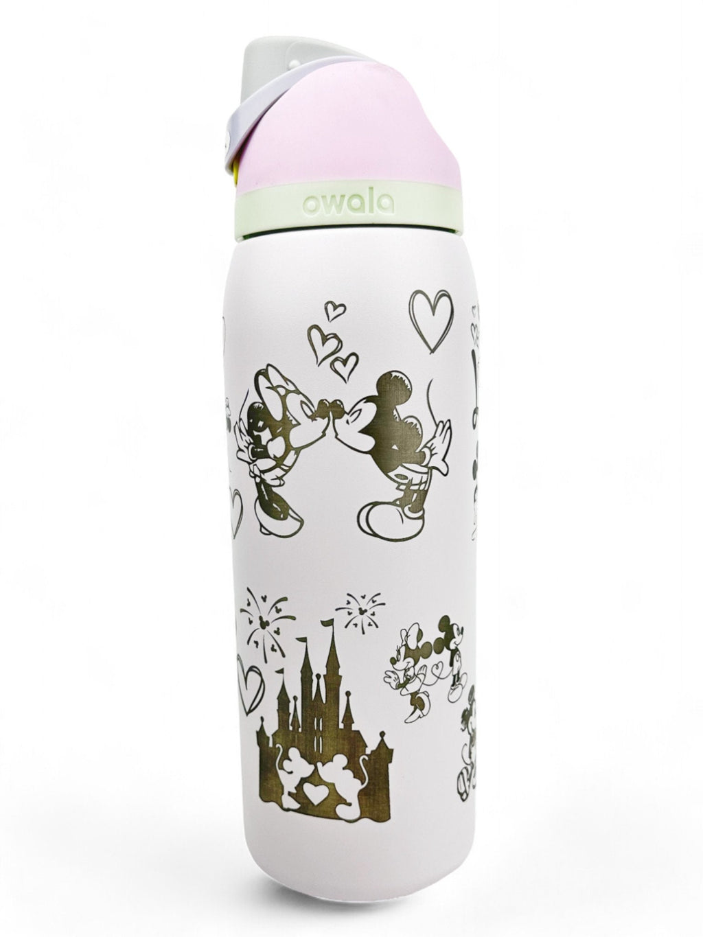 Mickey and Minnie Owala Engravings Disney Custom Engraved Water Bottle Love Disney Gift Idea For Mickey Lovers