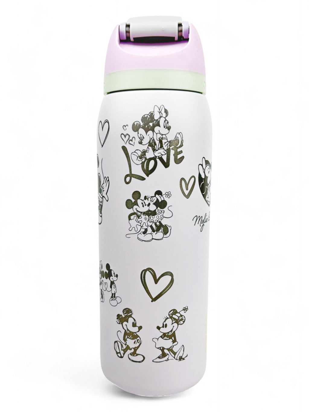 Mickey and Minnie Owala Engravings Disney Custom Engraved Water Bottle Love Disney Gift Idea For Mickey Lovers