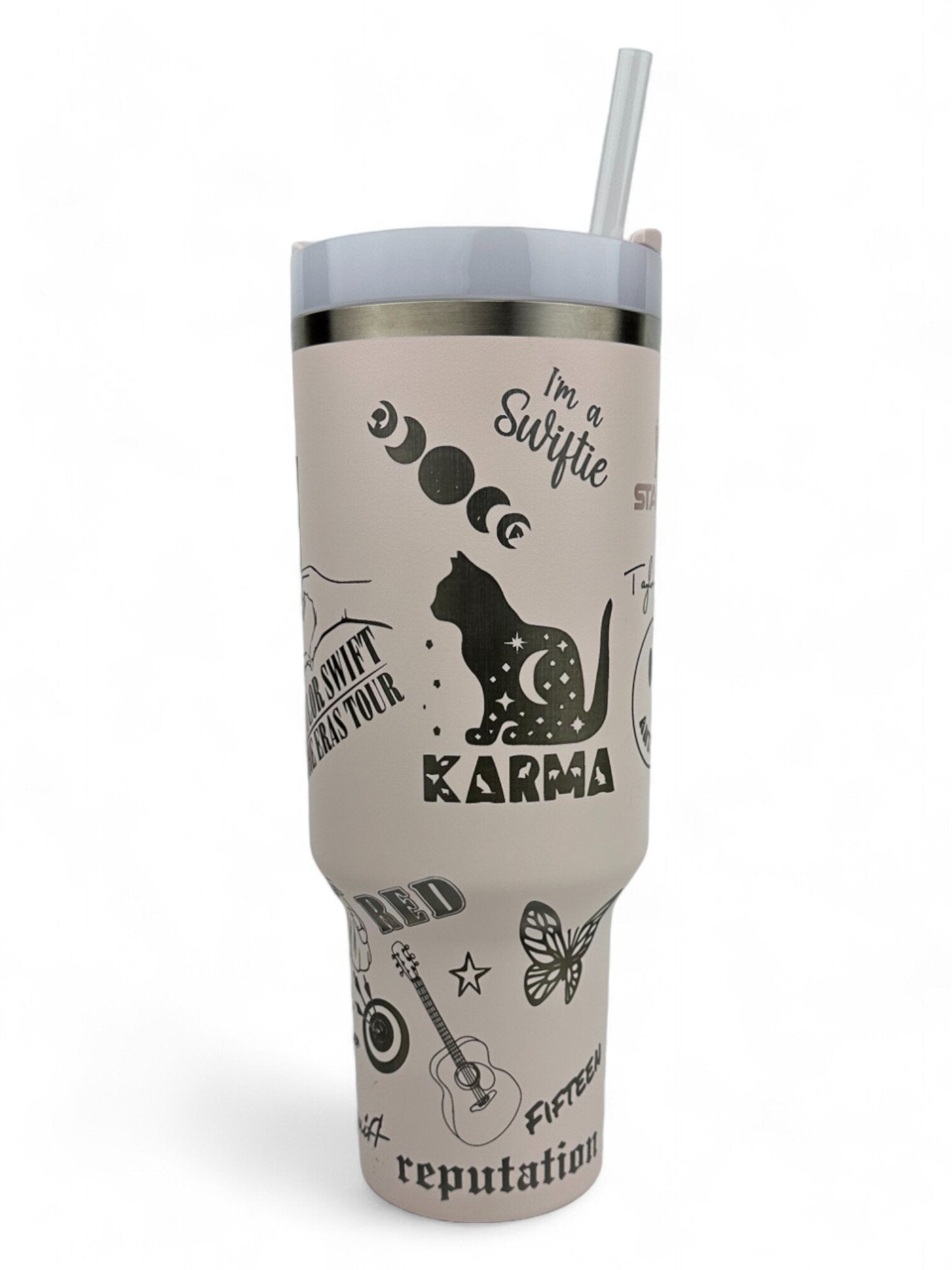Taylor Swift Custom Engraved Stanley Wrap Stanley Tumbler 40 oz engraved Limited Swifty Gift