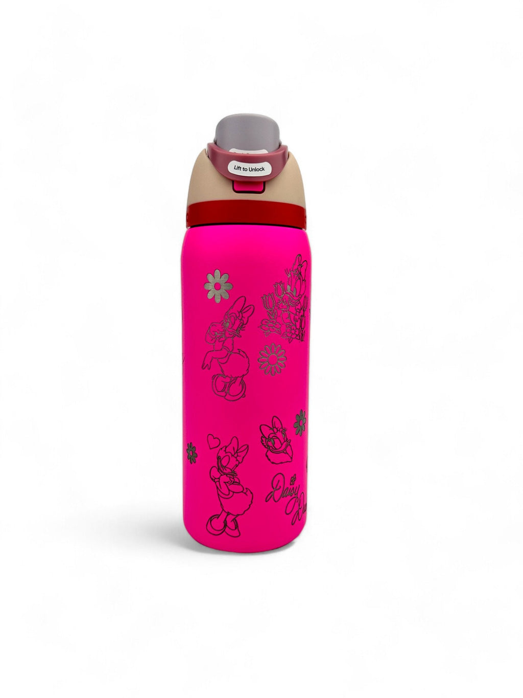 Daisy Duck Owala Engravings Disney Custom Engraved Water Bottle Love Disney Gift Idea For Daisy Lovers Leak Proof Tumbler Engraved Gift