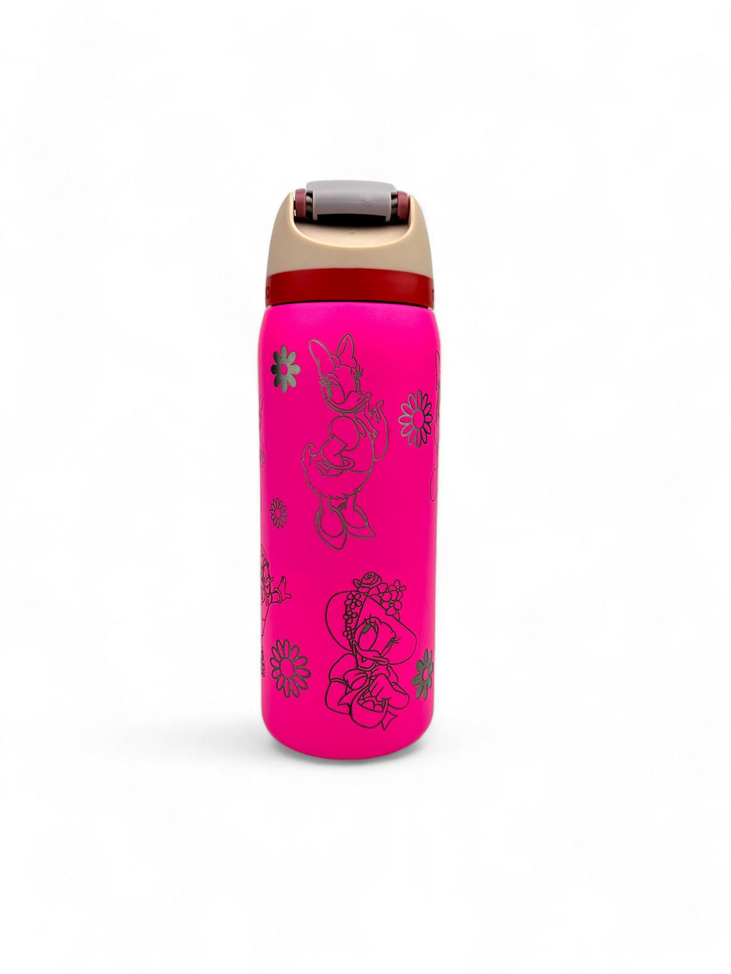 Daisy Duck Owala Engravings Disney Custom Engraved Water Bottle Love Disney Gift Idea For Daisy Lovers Leak Proof Tumbler Engraved Gift