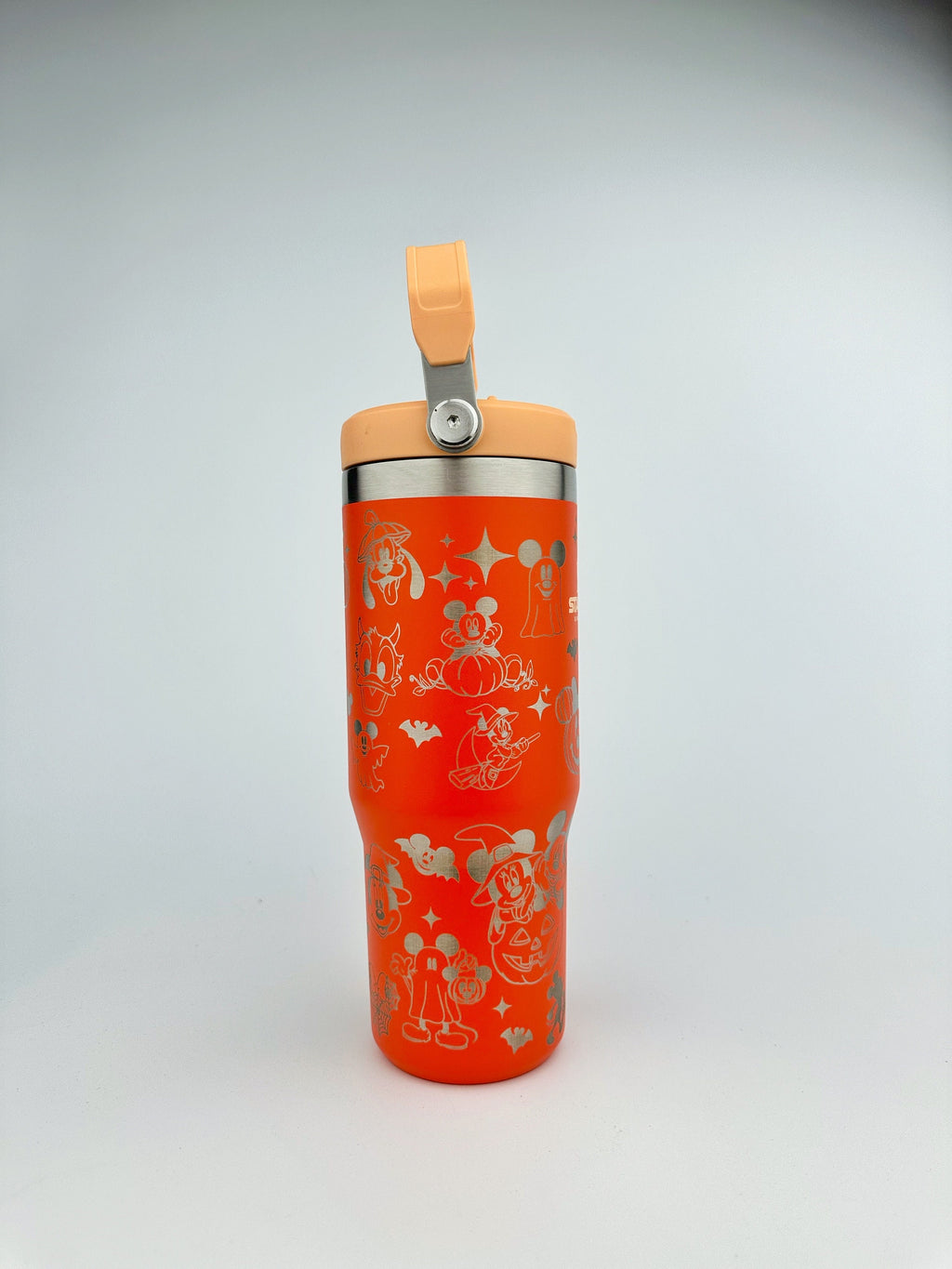 Disney Halloween Stanley Tumbler Iceflow Custom Engraved Personalized water bottle 30 oz and 20 oz Stanley Iceflow with flip straw engraved